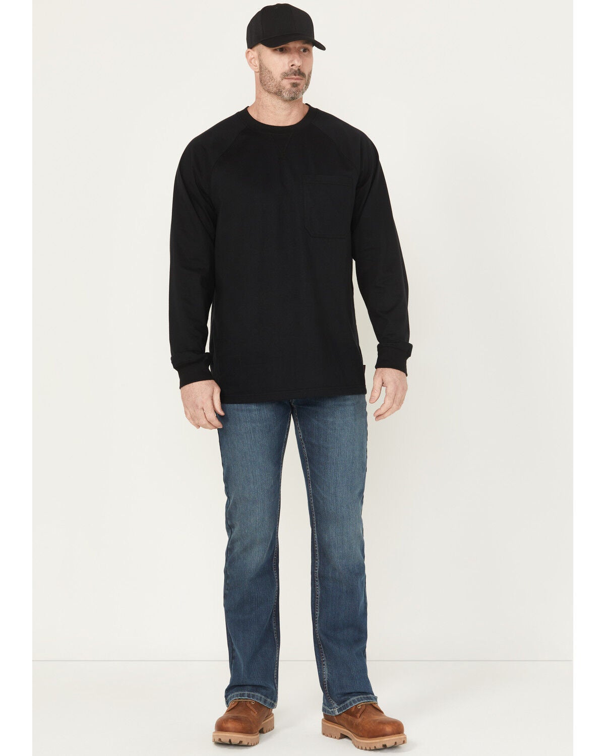 Men's Cody James FR Medium Wash Bozeman Slim Bootcut Stretch Denim Wor