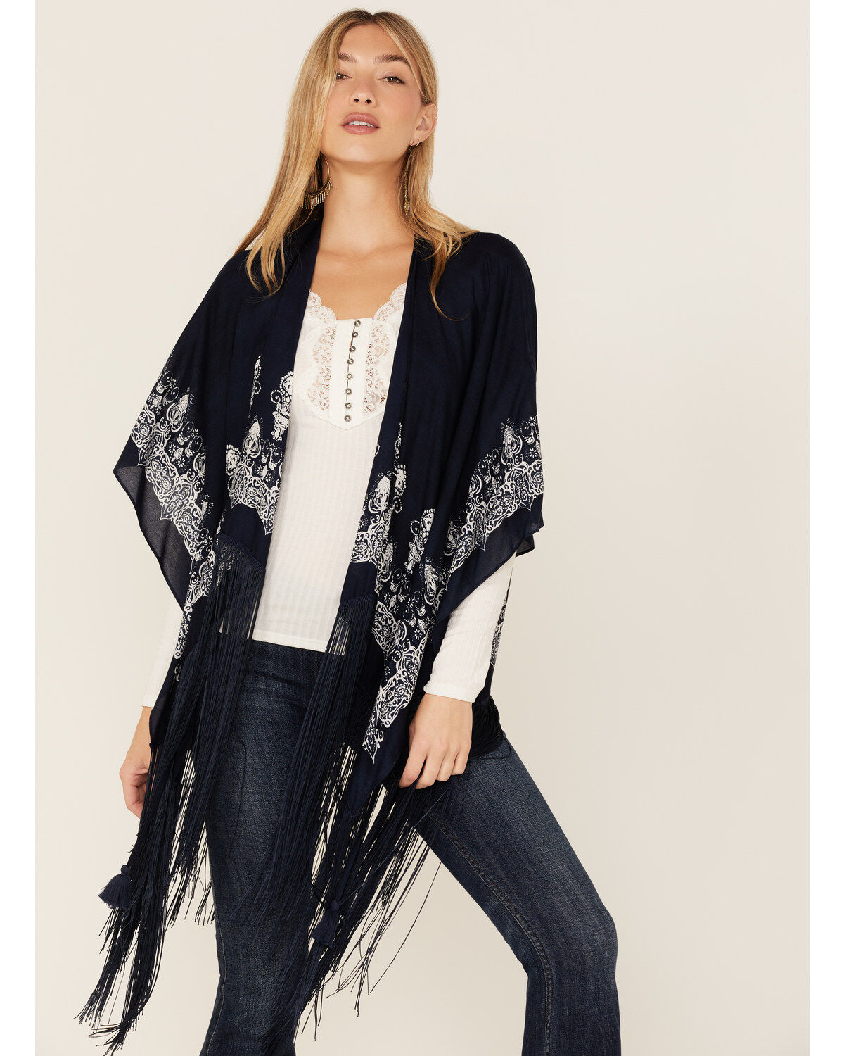 Women's Idyllwind Paisley Stadium Fringe Shawl