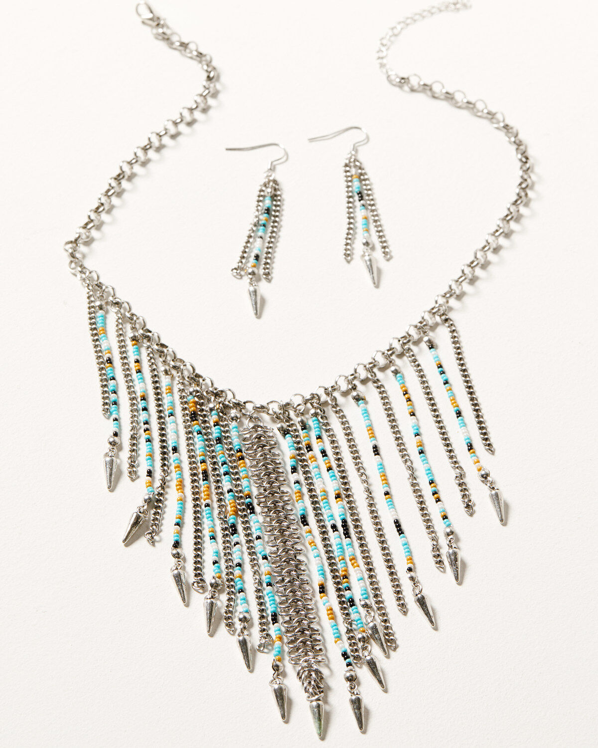 Women's Shyanne Desert Charm Beaded Fringe Jewelry Set - 2 Piece