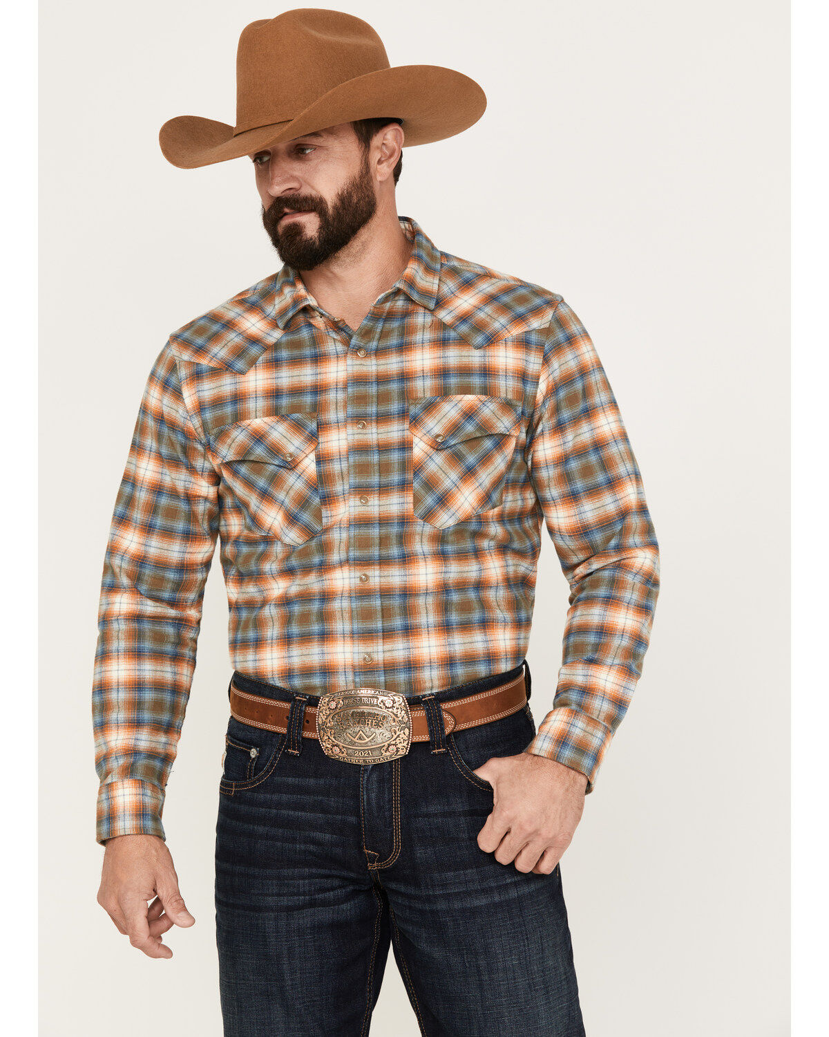 Men's Pendleton Wyatt Long Sleeve Snap Western Shirt