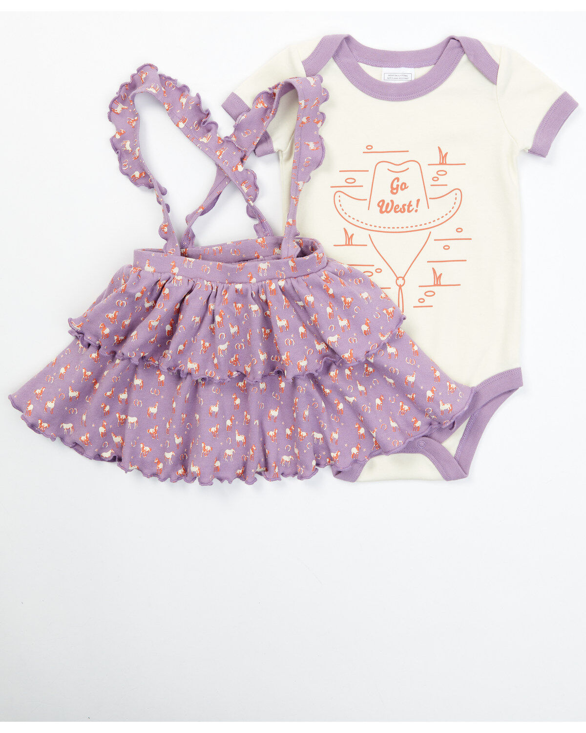 Girls' Shyanne Infant Printed Skirtall Set - 2 Piece