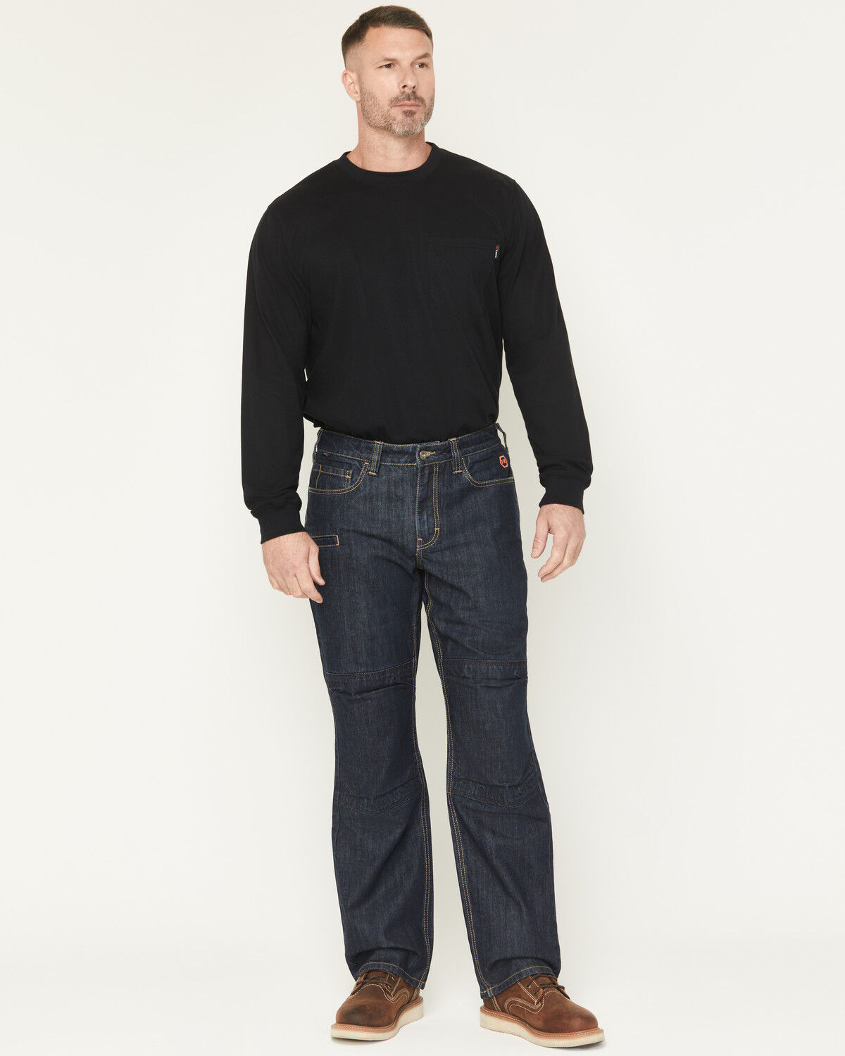 Men's Hawx FR Dark Wash Straight Denim Jeans