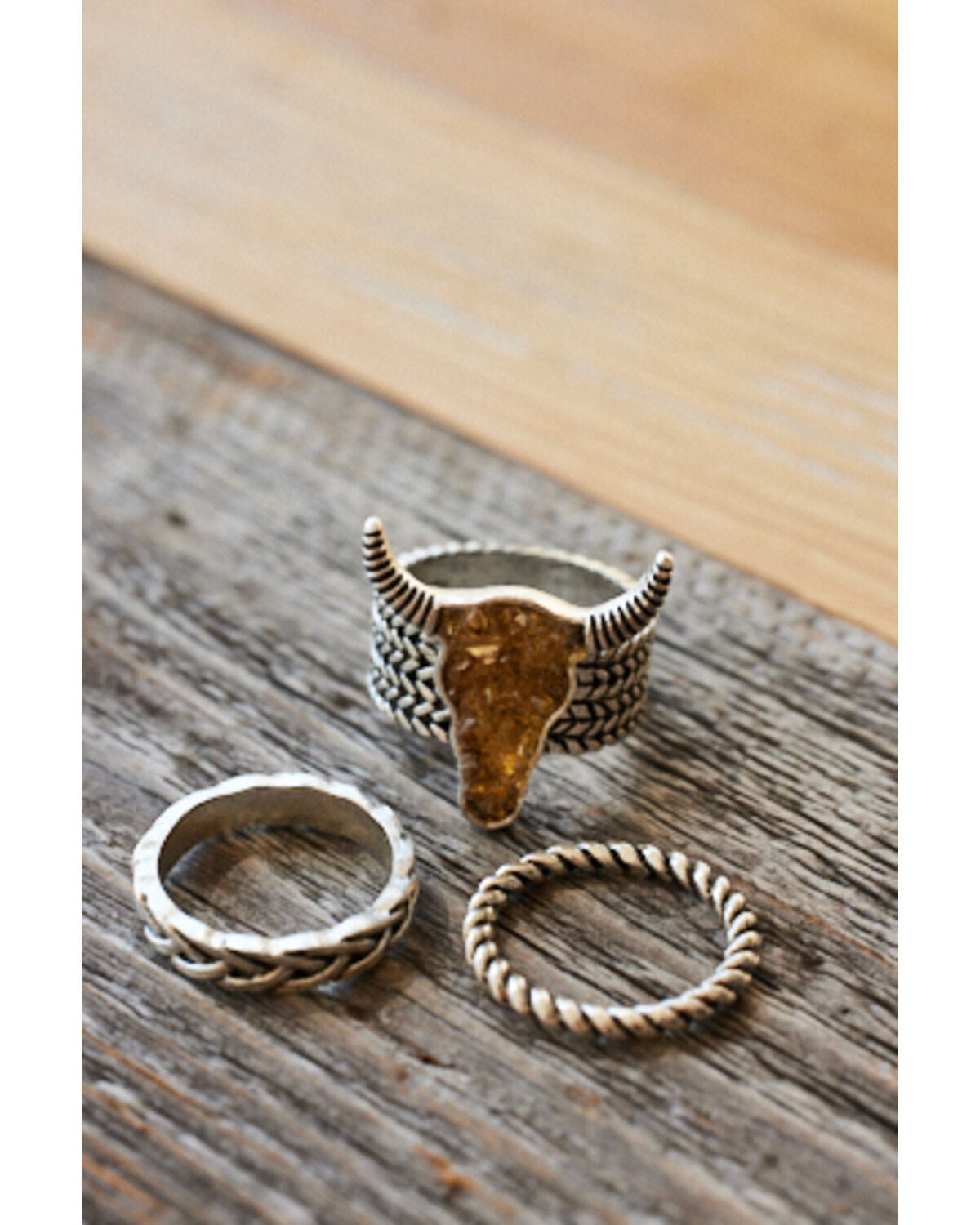 Women's Shyanne Steerhead Ring Set - 3 Piece