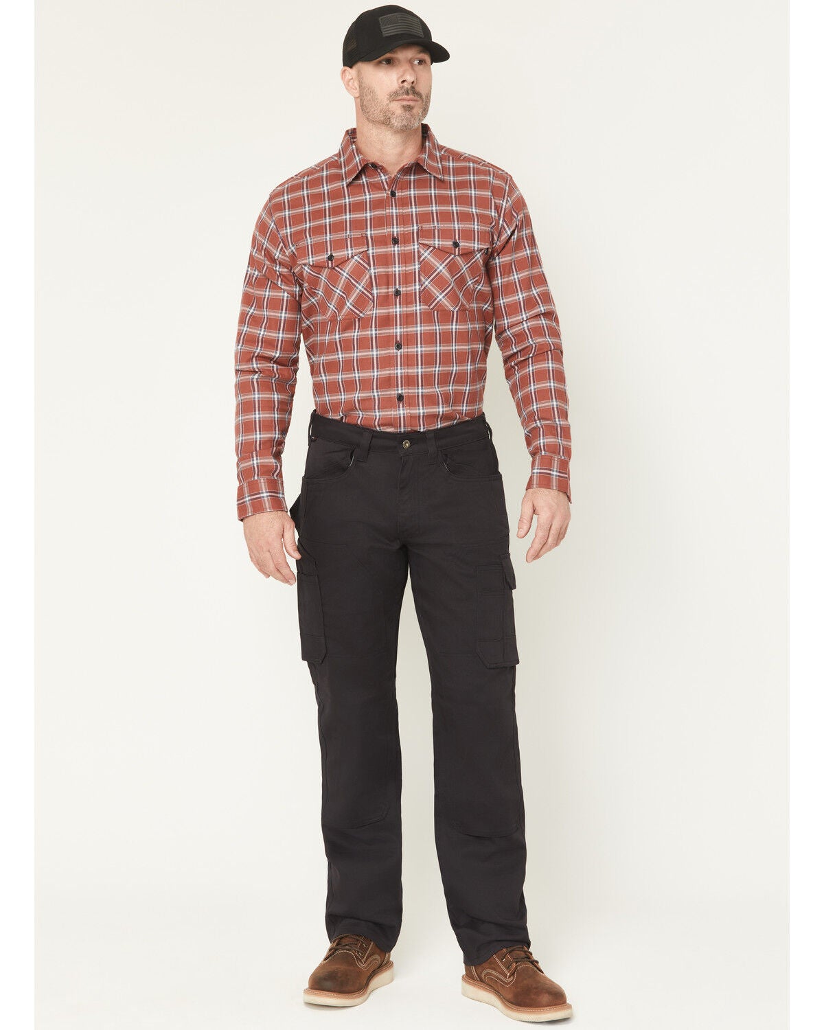 Men's Hawx FR Nail Biter Straight Solid Canvas Utility Pants