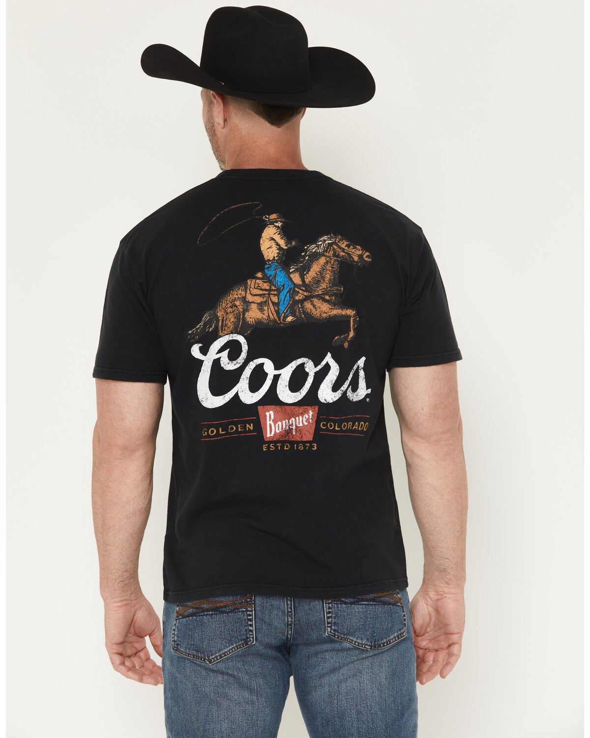 Men's Coors Coors Cowboy Short Sleeve Graphic T-Shirt