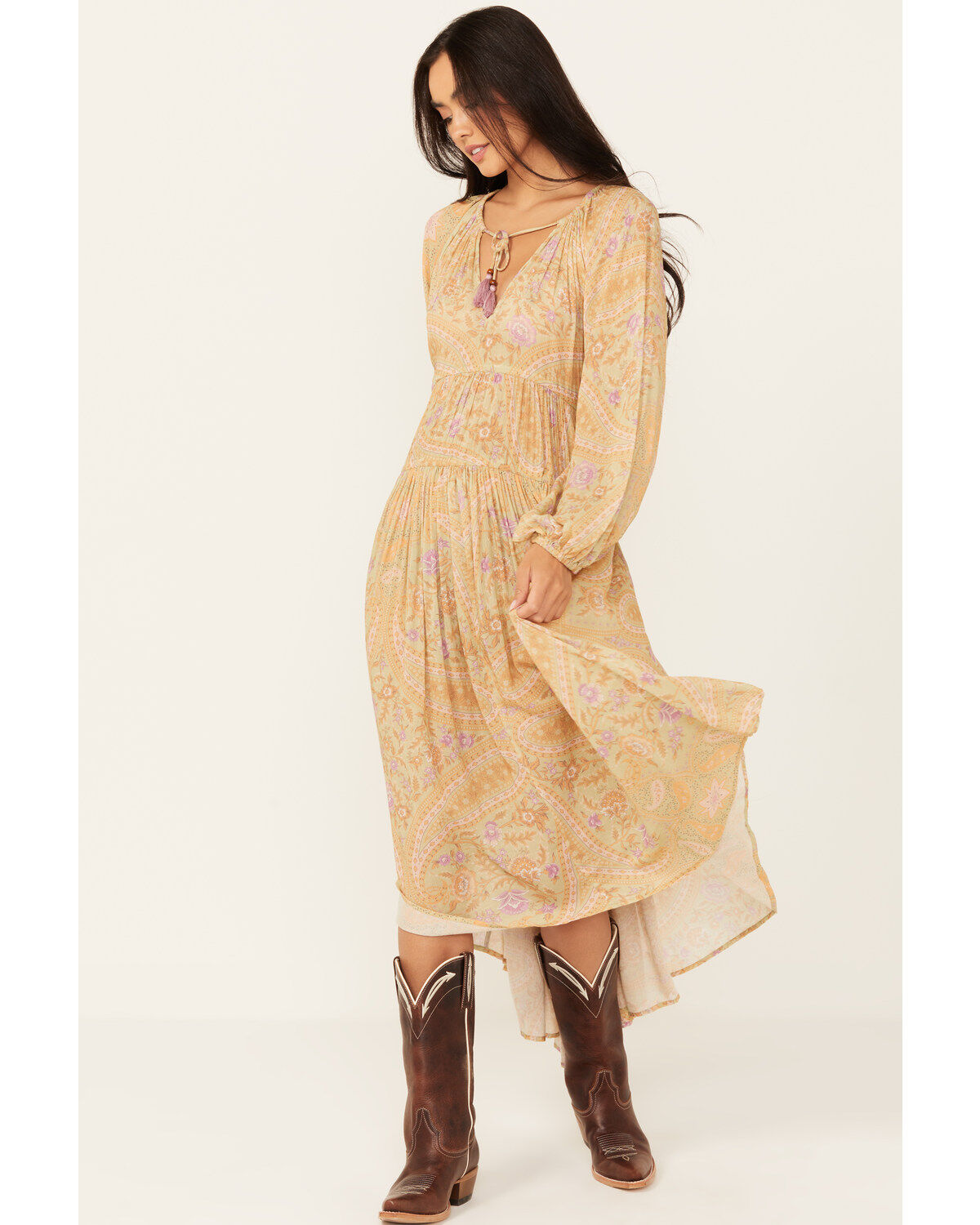 Women's Spell Belladonna Floral Print Midi Dress