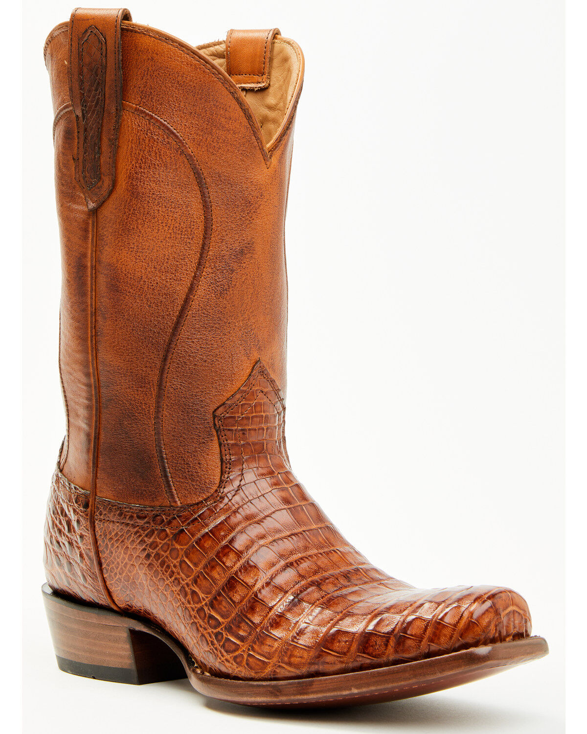 Men's Cody James Black 1978 Mason Exotic Caiman Belly Western Boots -