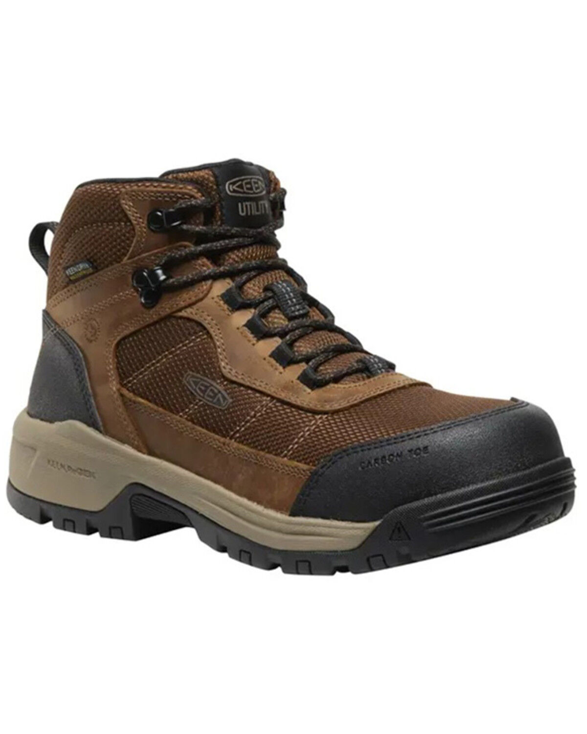 Men's Keen Skokie Waterproof Work Boots - Carbon Toe