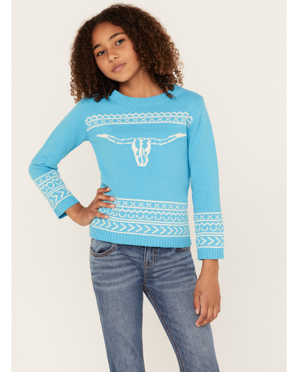 Girls' Cotton & Rye Steerhead Sweater
