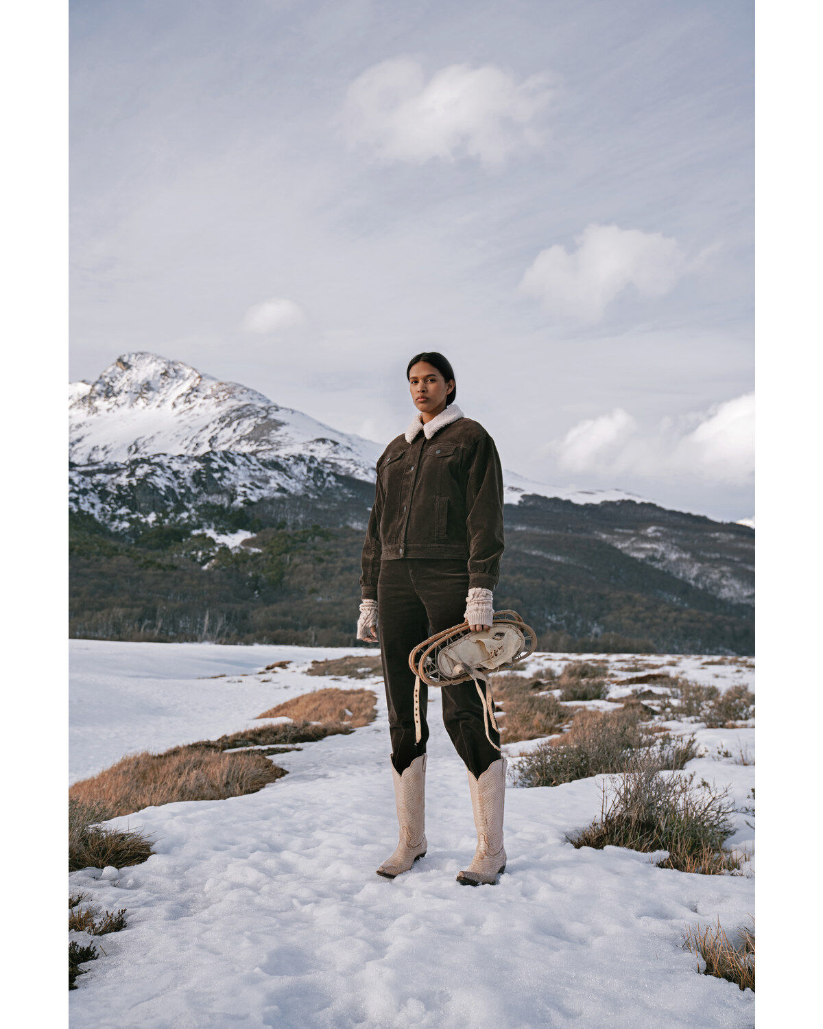 Women's Cleo + Wolf Corduroy Sherpa Trucker Jacket