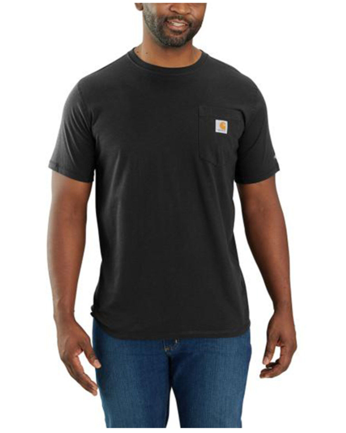 Men's Carhartt Force Relaxed Midweight Logo Pocket Short Sleeve Work T