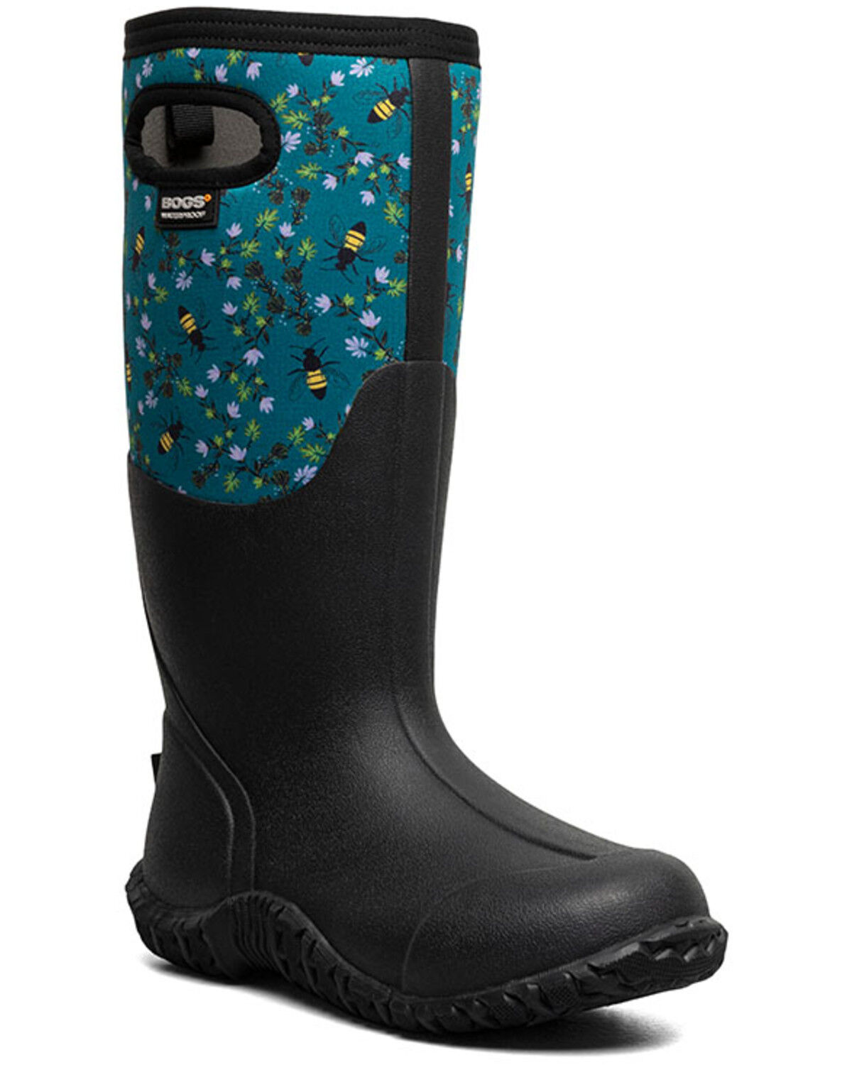 Women's Bogs Mesa Bees Rubber Boots - Round Toe