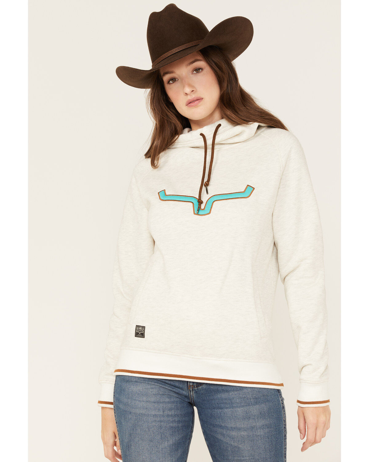 Women's Kimes Ranch Two Scoops Logo Pullover Fleece Hoodie