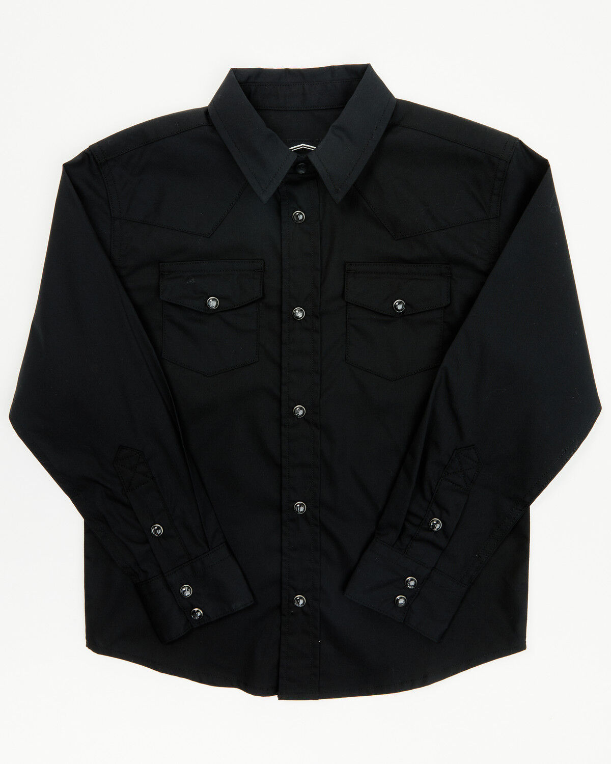 Boys' Gibson Toddler Solid Long Sleeve Snap Western Shirt
