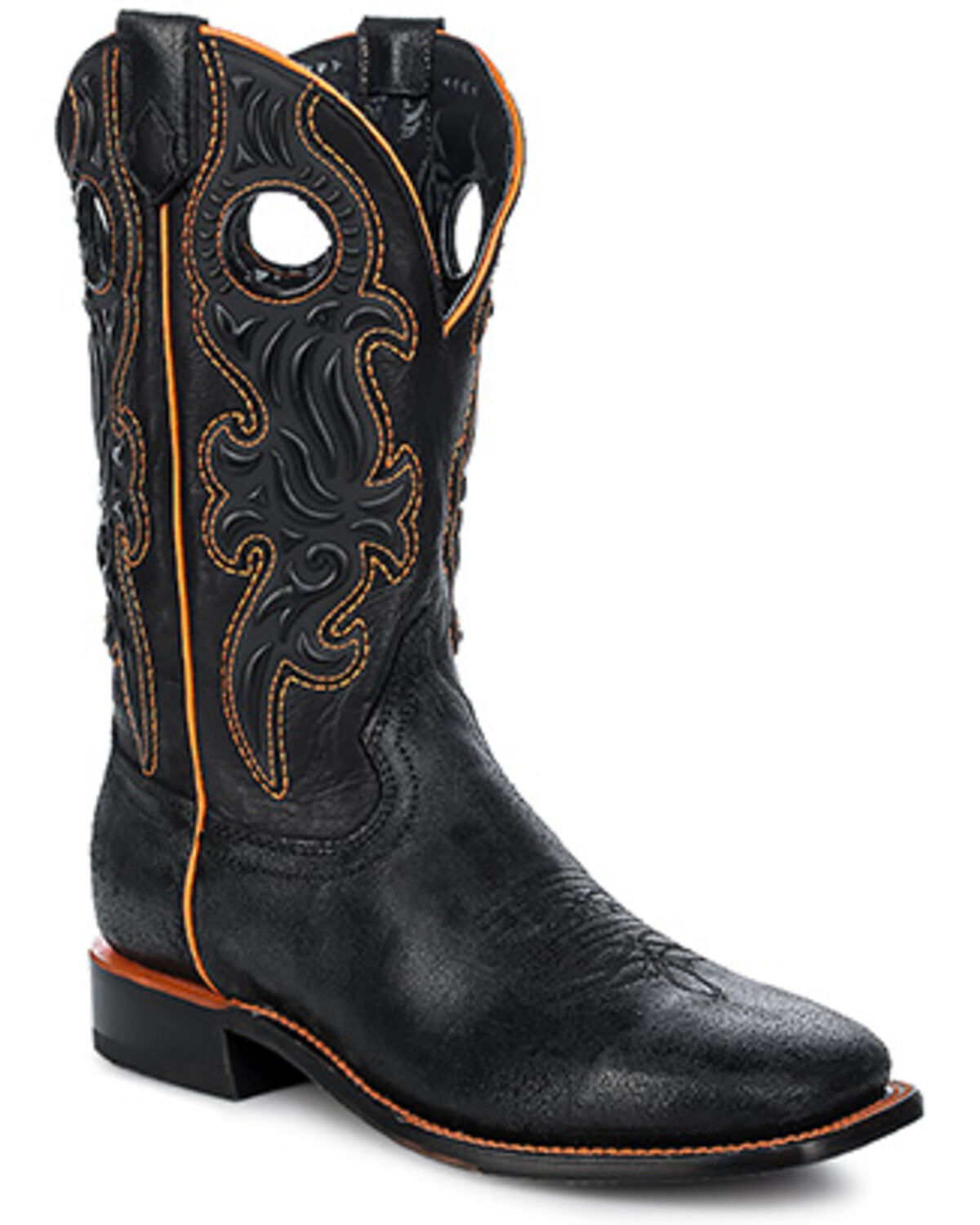 Men's Corral Embroidered Western Boots - Square Toe