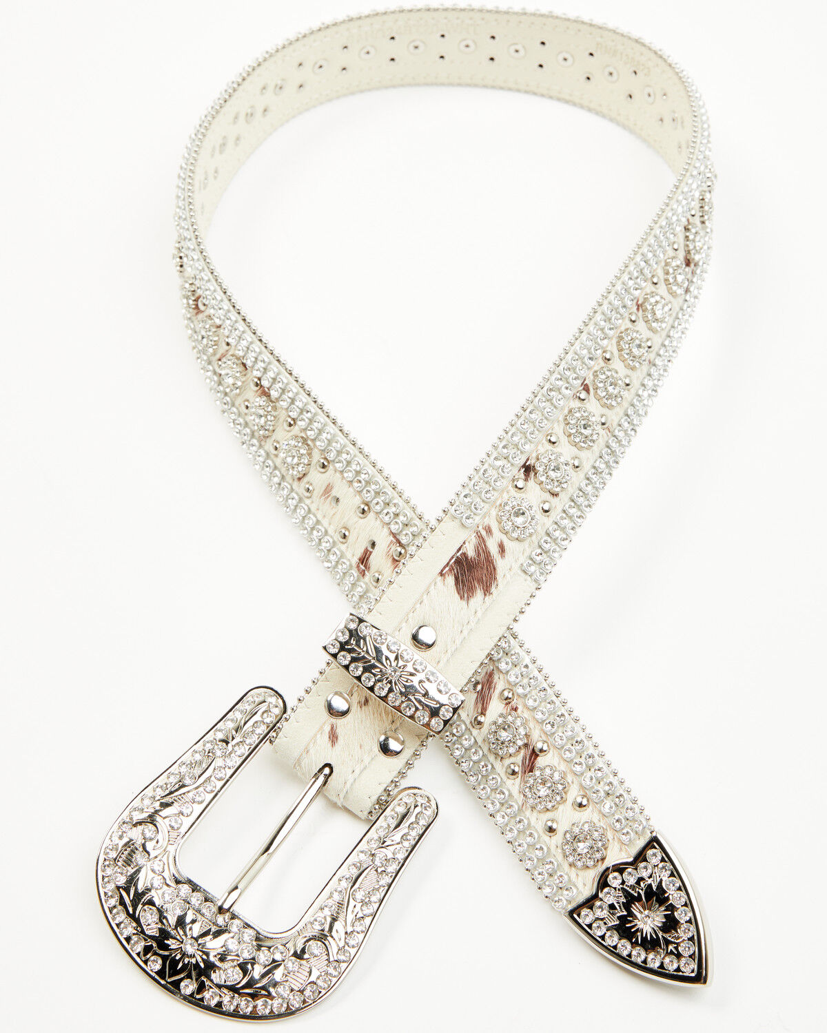Women's Shyanne Nova Embellished Hair On Buckle Belt