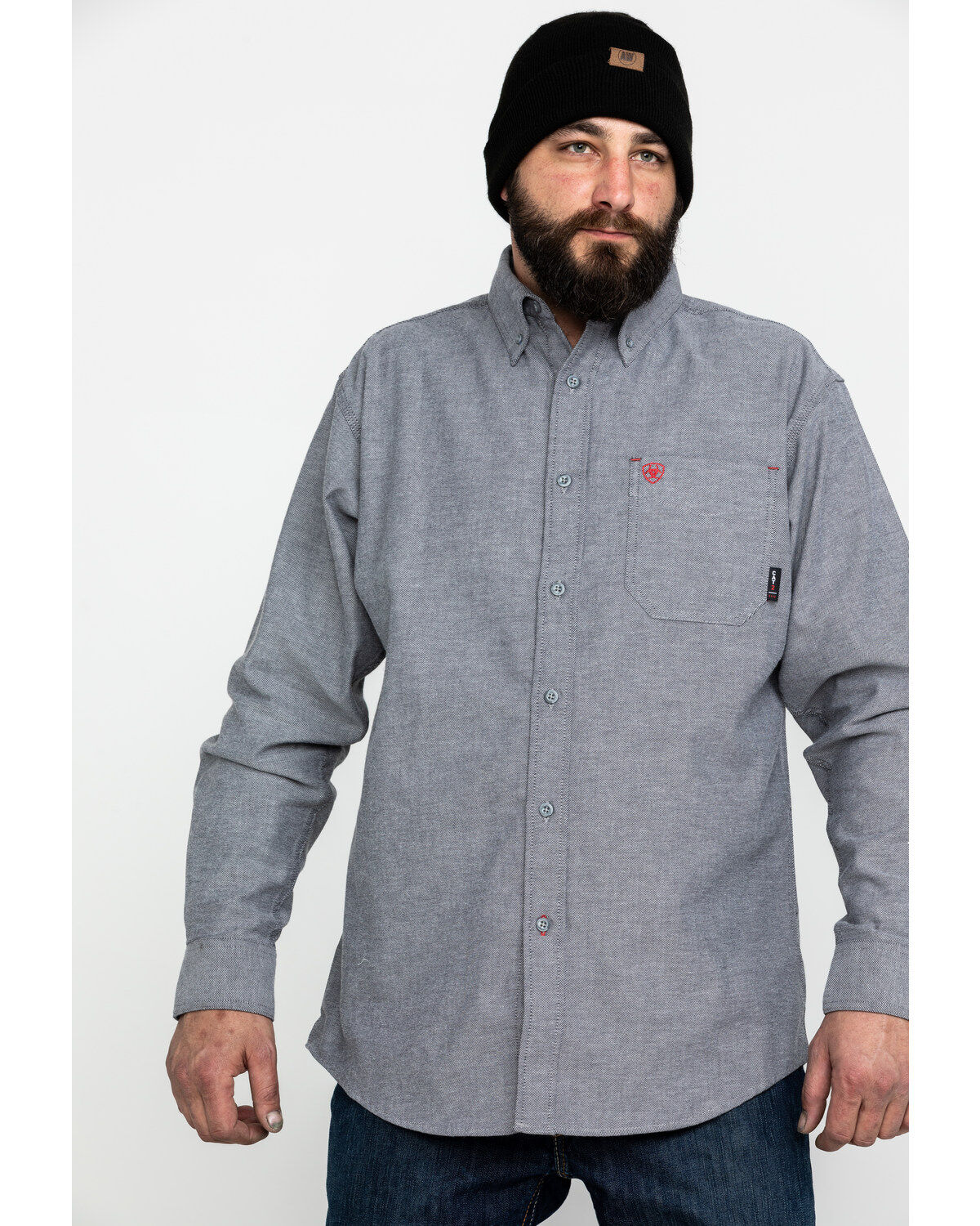 Men's Ariat FR Solid Durastretch Long Sleeve Work Shirt