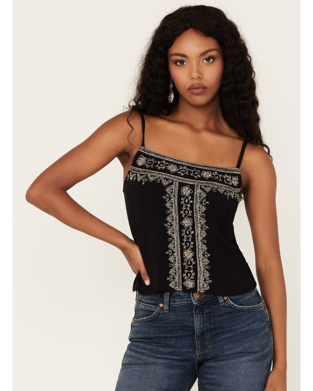 Women's Shyanne Beaded Cami Top