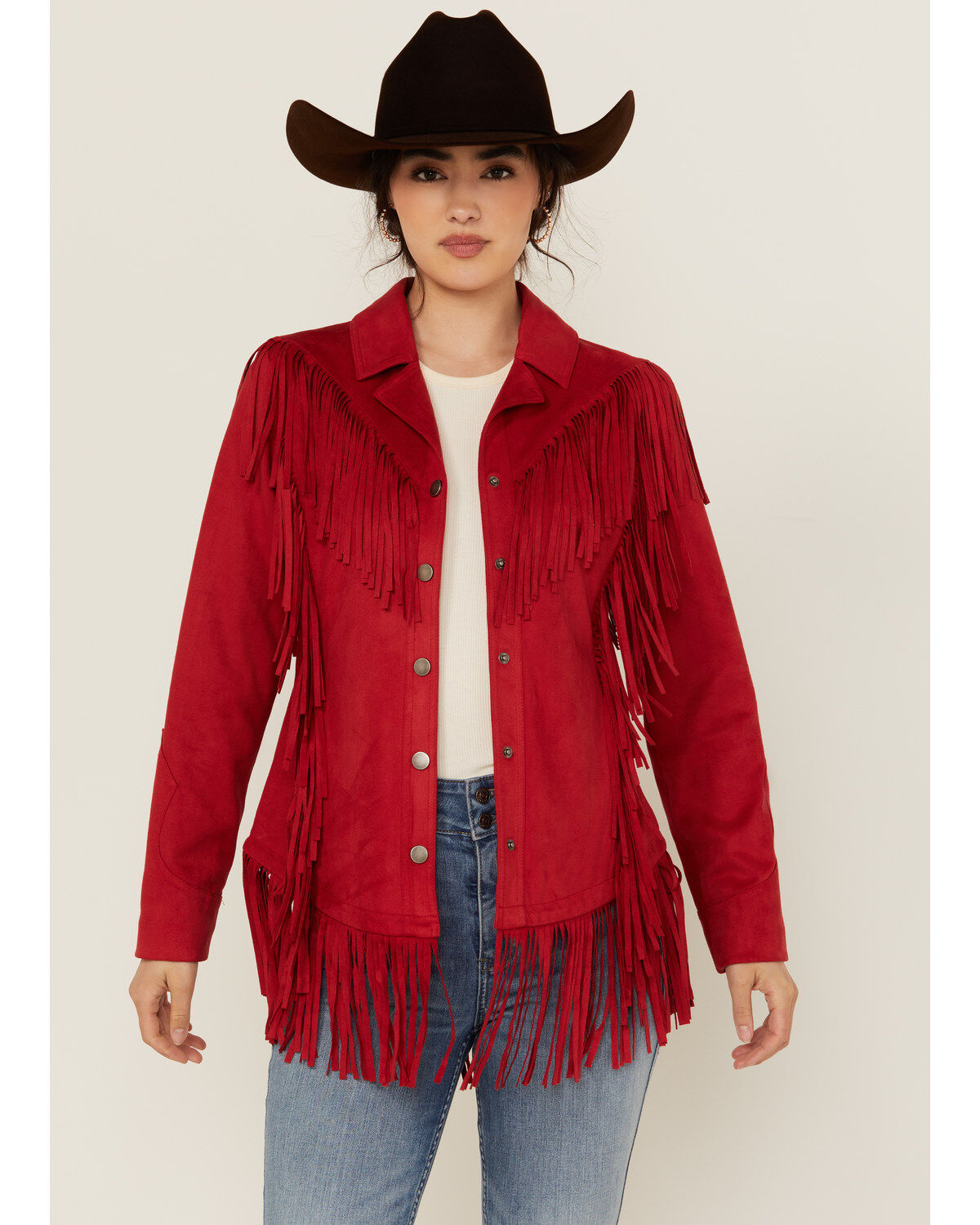 Women's Powder River Outfitters Faux Suede Fringe Jacket
