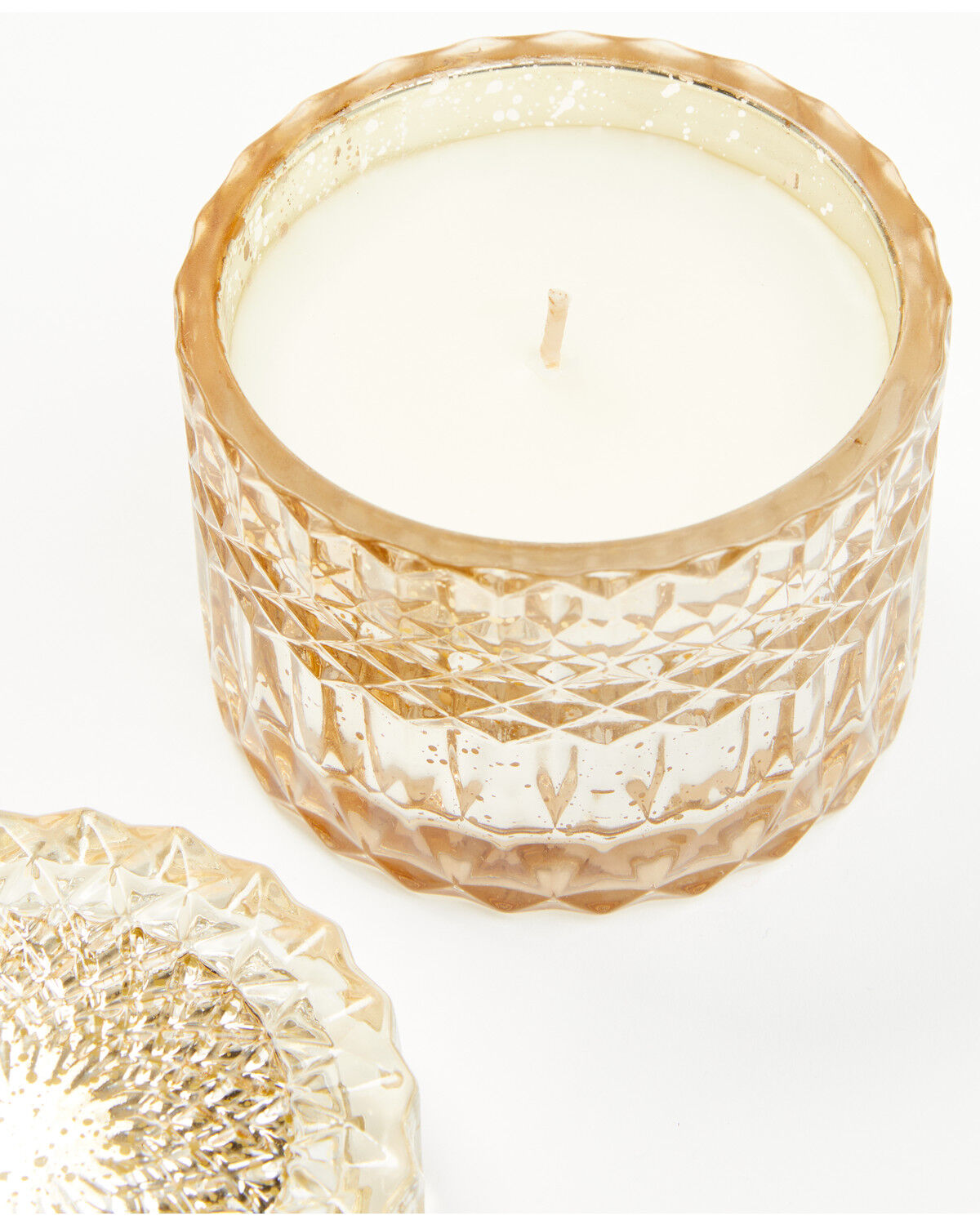 Boot Barn Sage & Vetiver Faceted Glass 8oz Soy Candle