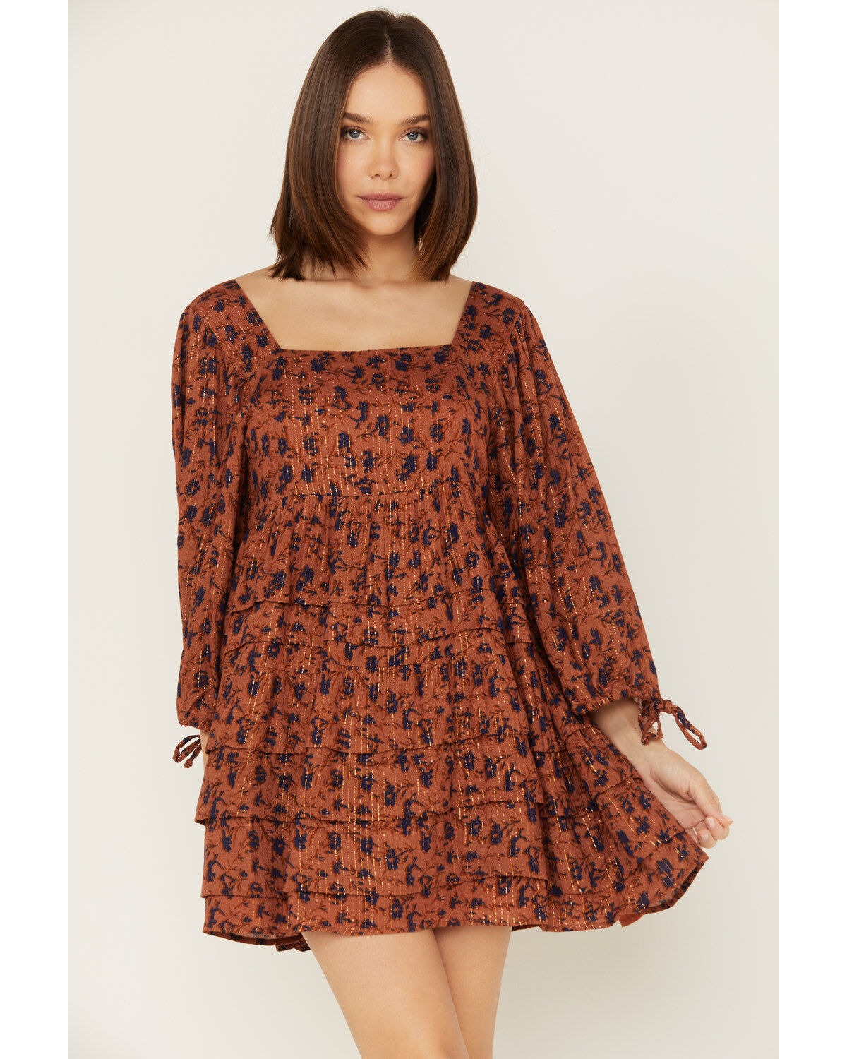 Women's Jen's Pirate Booty Floral Print Wildflower Iza Mini Dress