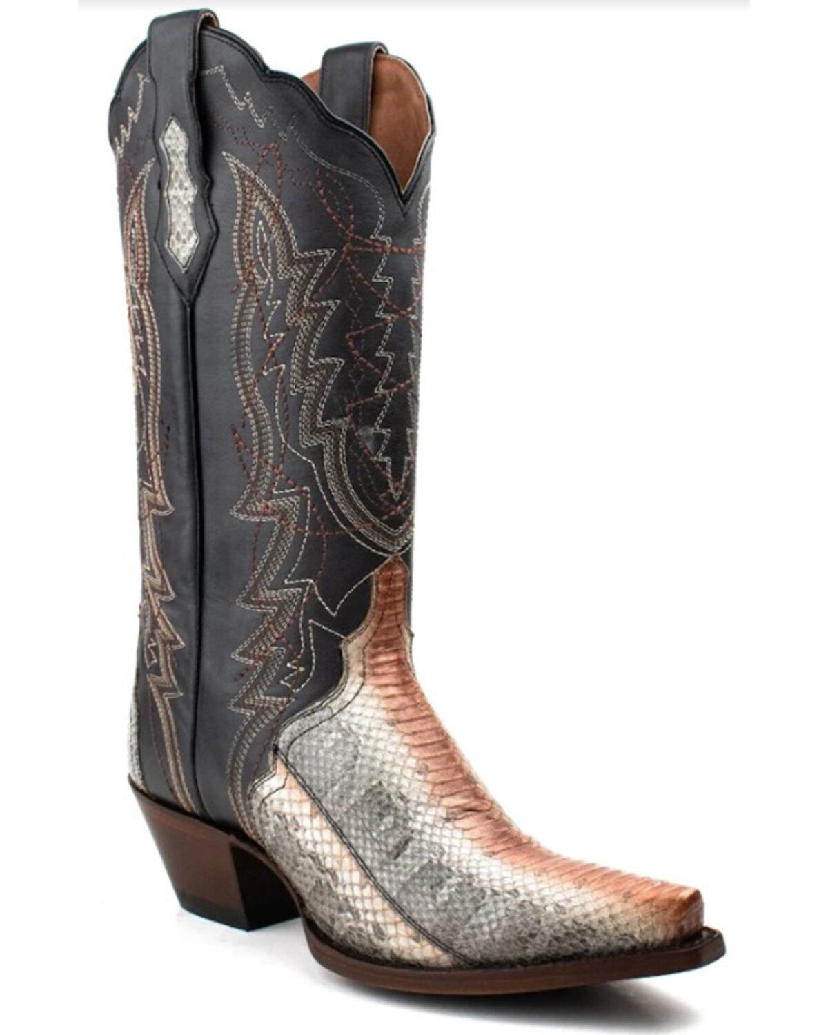 Women's Dan Post Zacatecas Exotic Watersnake Western Boots - Snip Toe