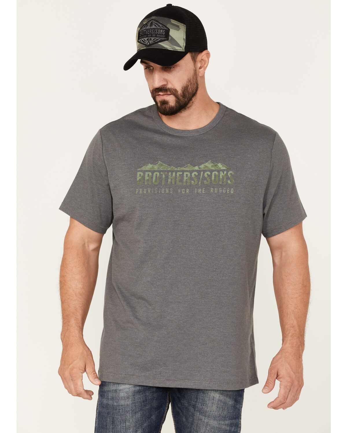 Men's Brothers and Sons Mountains Graphic Short Sleeve T-Shirt