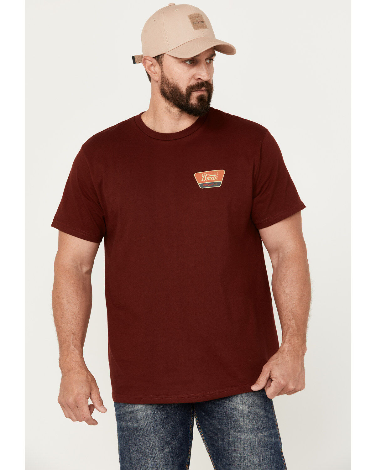 Men's Brixton Linwood Short Sleeve Standard Graphic T-Shirt