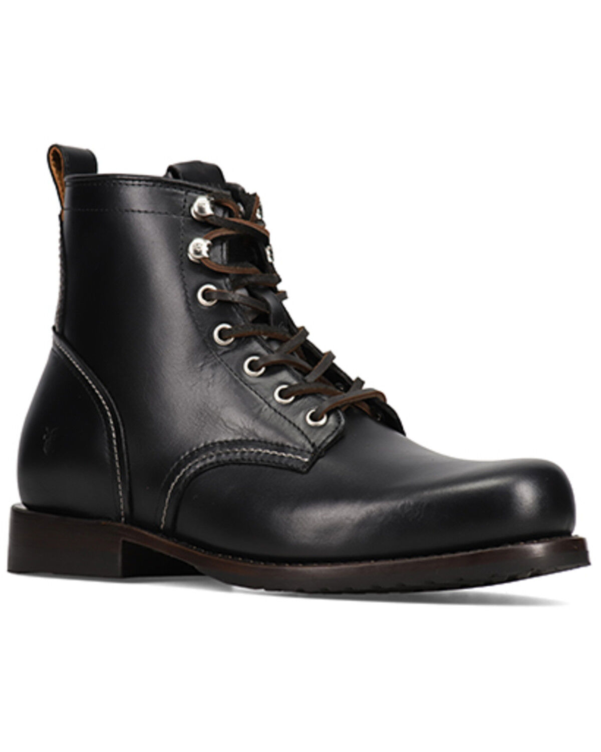 Men's Frye Hudson Workboot Plain Toe Boots - Round Toe