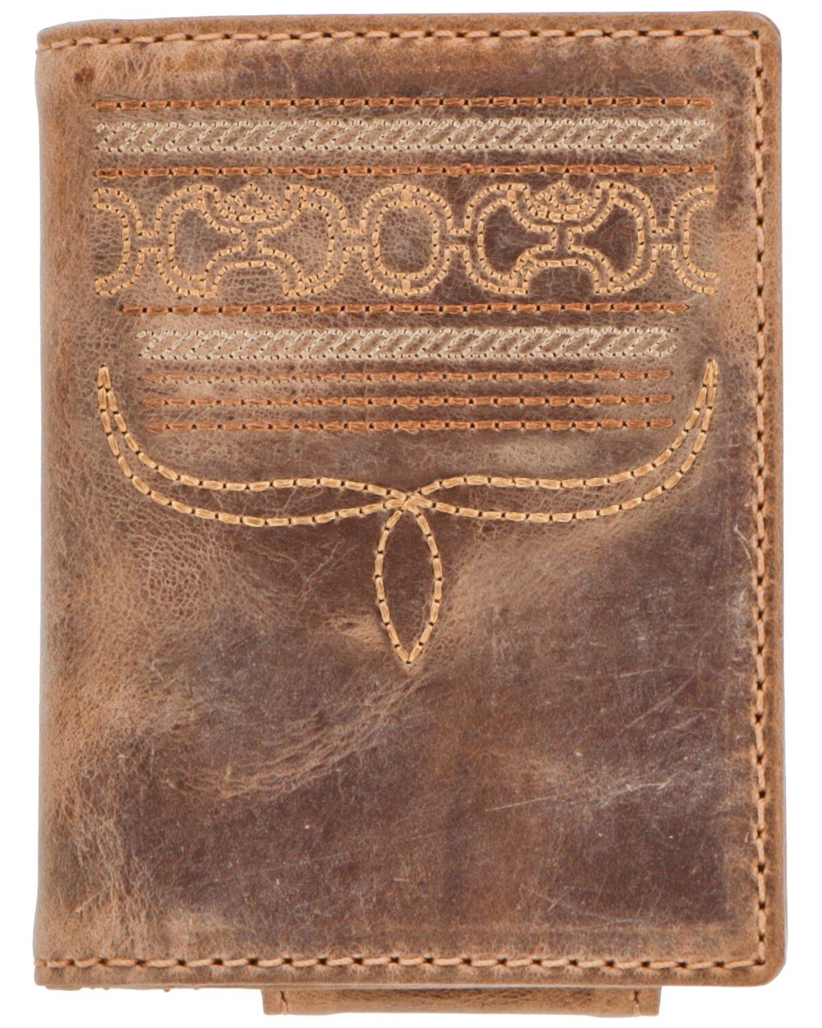 Men's Hooey Bifold Money Clip Leather Wallet