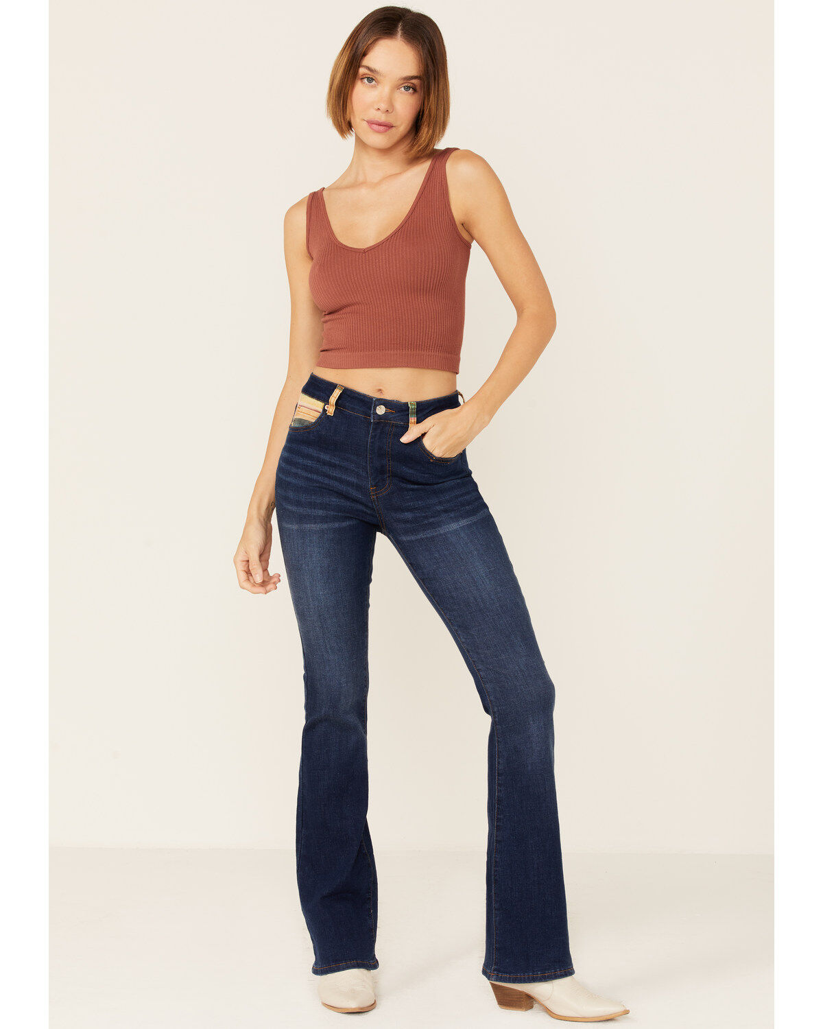 Women's Ranch Dress'n Bootcut Serape Jeans