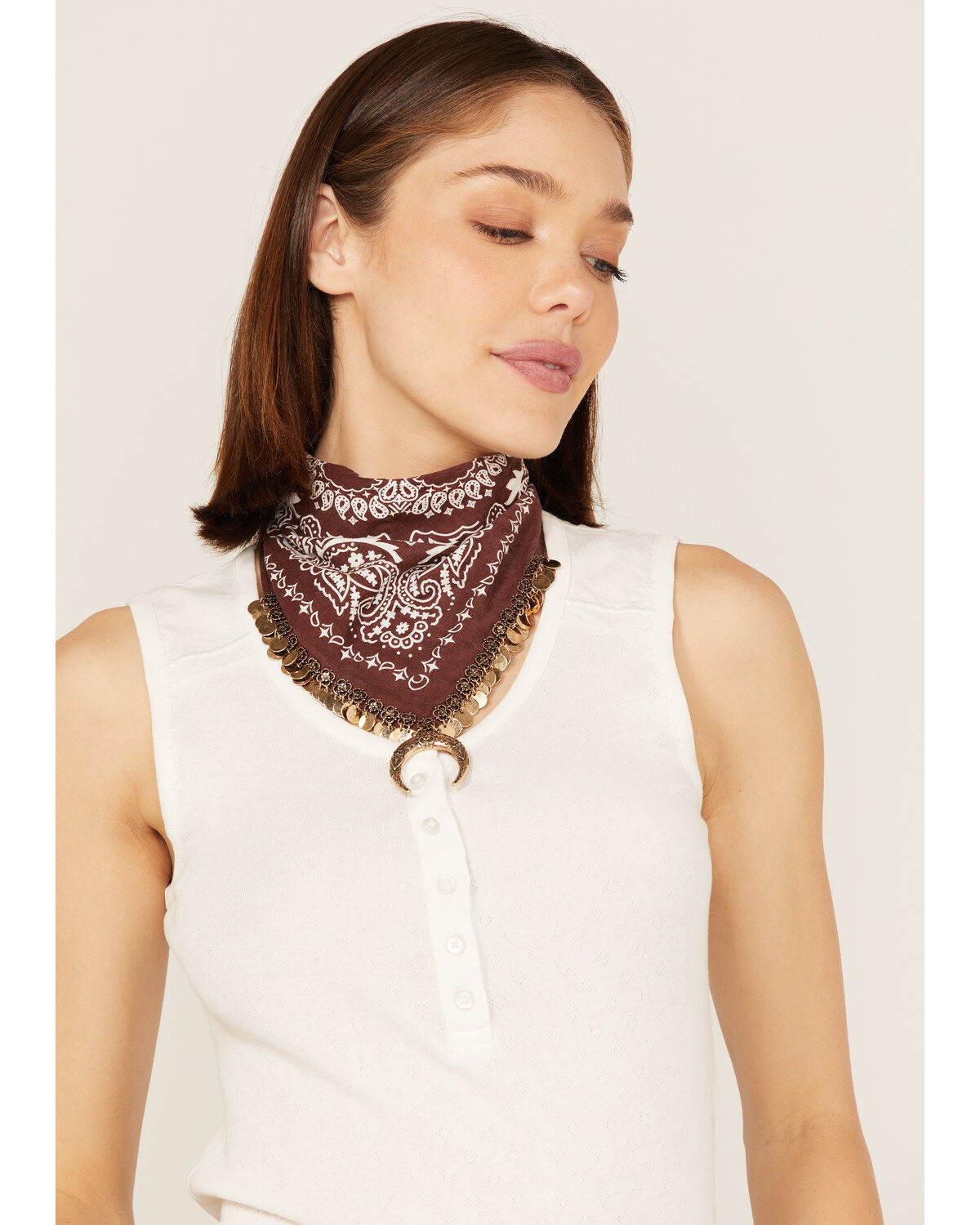 Women's Idyllwind Brandywine Bandana Chain Necklace