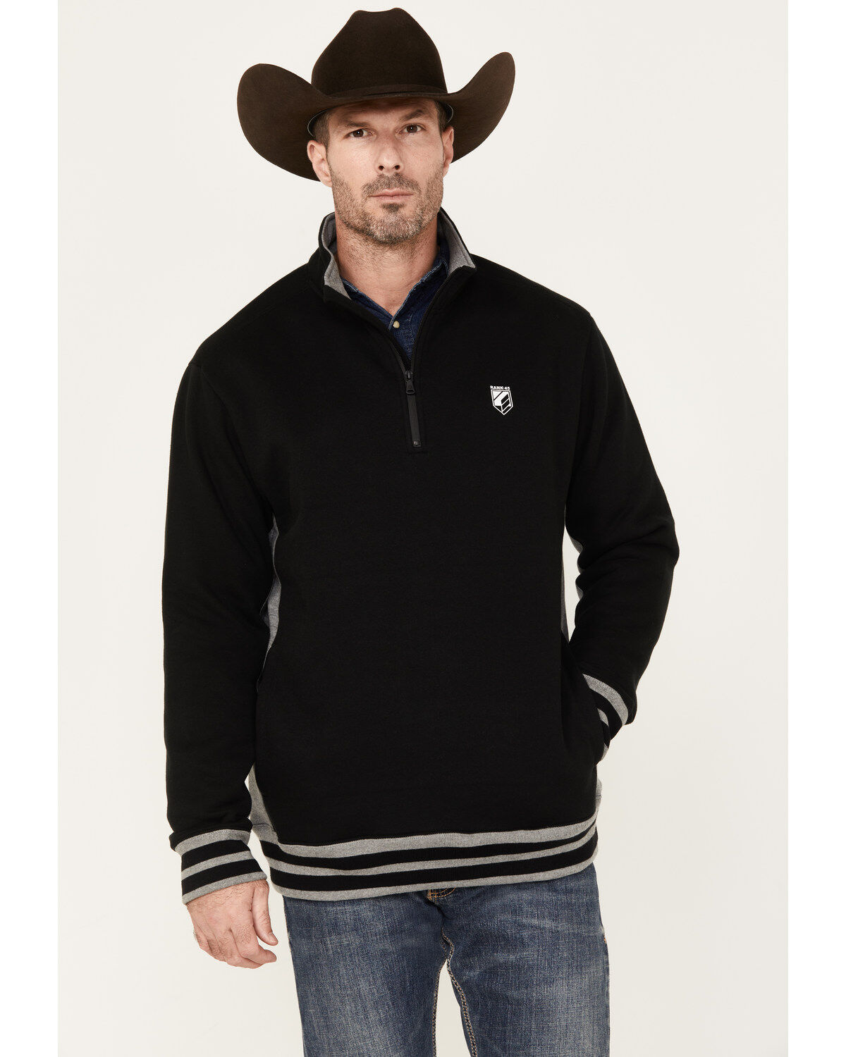 Men's RANK 45 Bring it 1/4 Zip Pullover