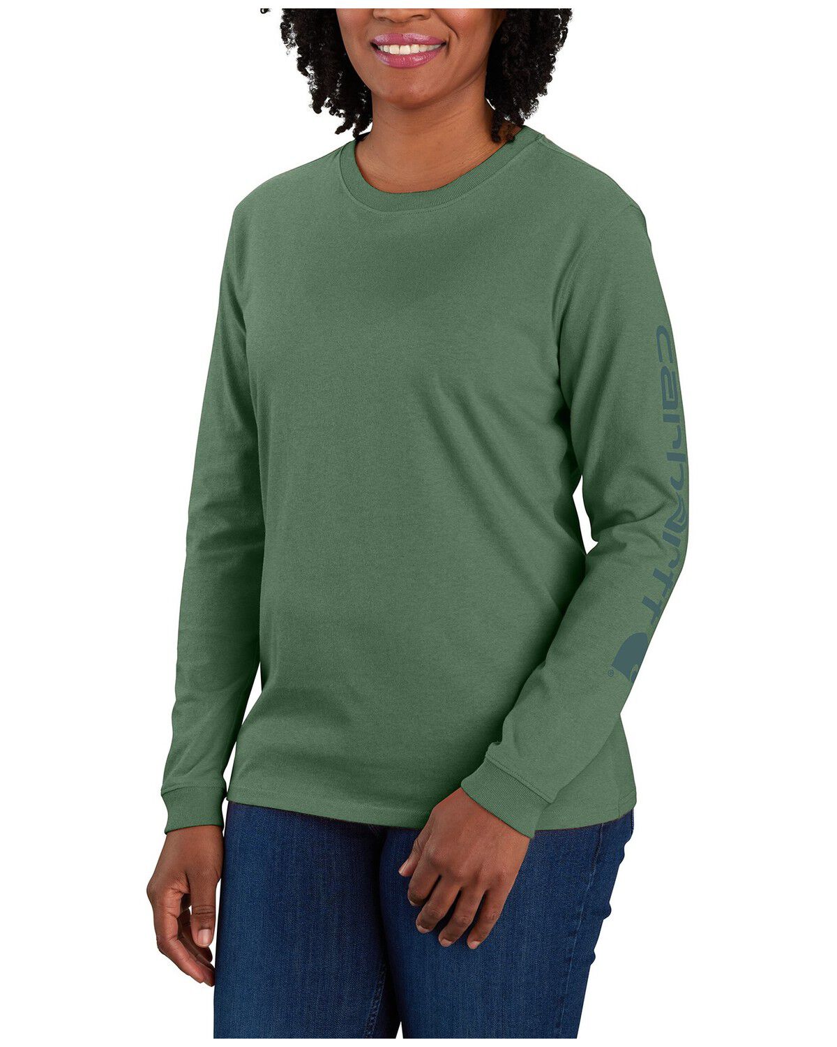 Women's Carhartt Loose Fit Heavyweight Long Sleeve Graphic Tee