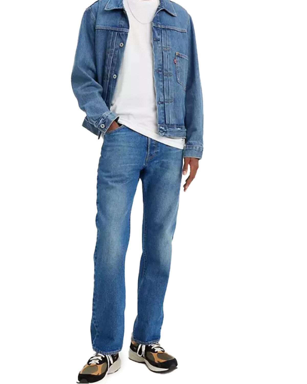 Men's Levi's 501 '93 Medium Wash Straight Leg Relaxed Denim Jeans