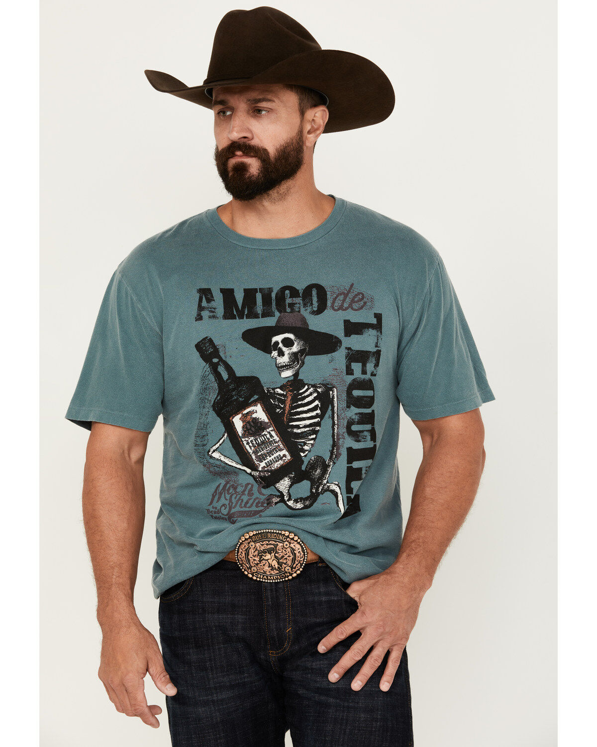 Men's Moonshine Spirit Amigo Short Sleeve T-Shirt