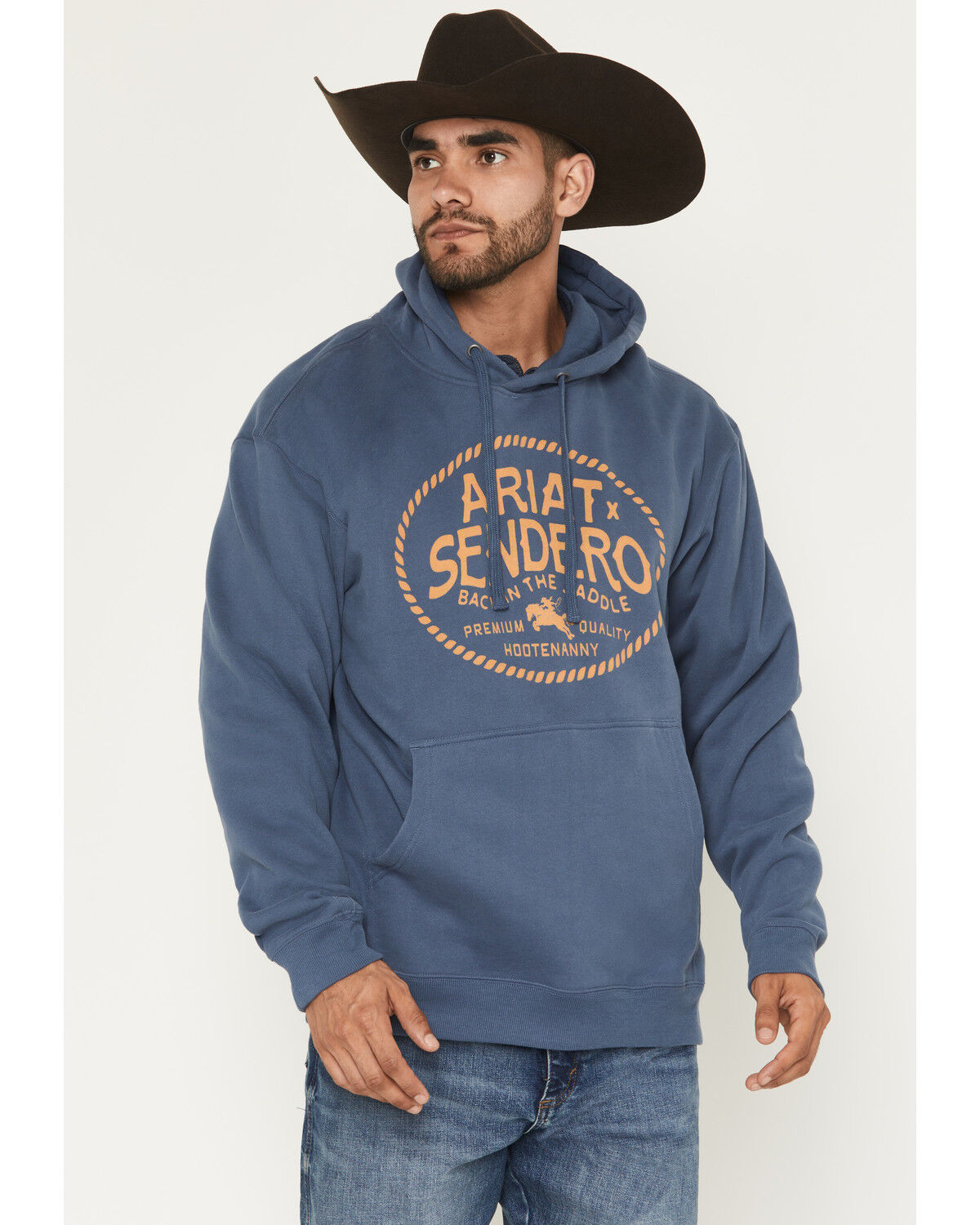 Men's Ariat X Sendero Provisions Back In The Saddle Graphic Hooded Swe
