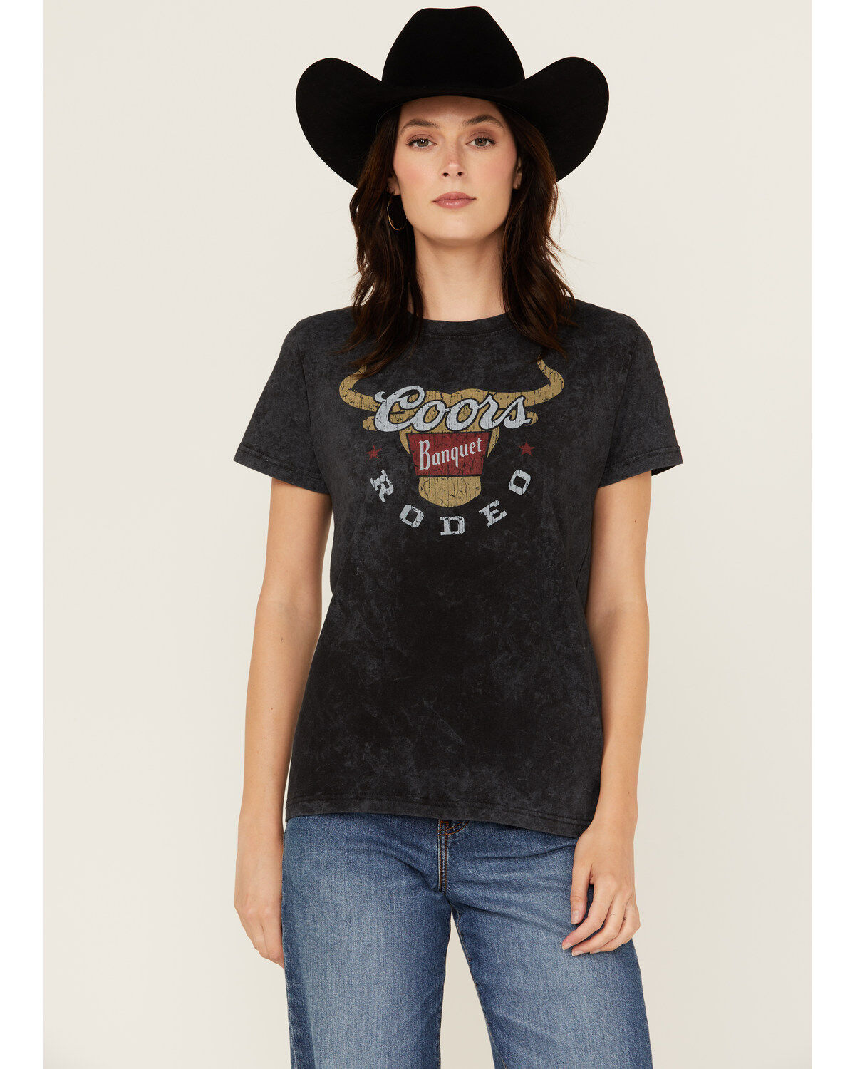 Women's Coors Banquet Logo Steer Head Short Sleeve Graphic Tee