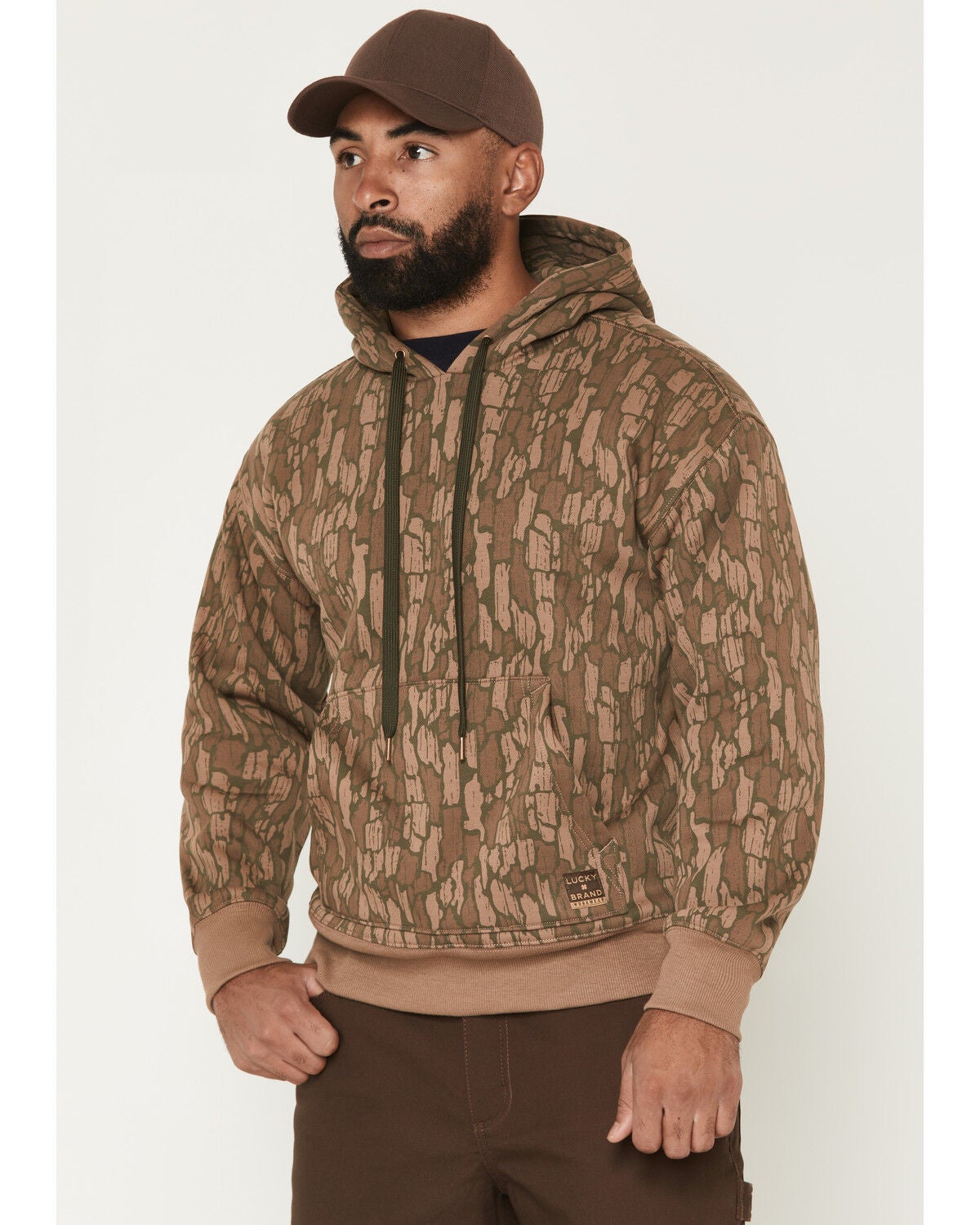 Men's Lucky Brand Workwear Camo Print Hooded Sweatshirt