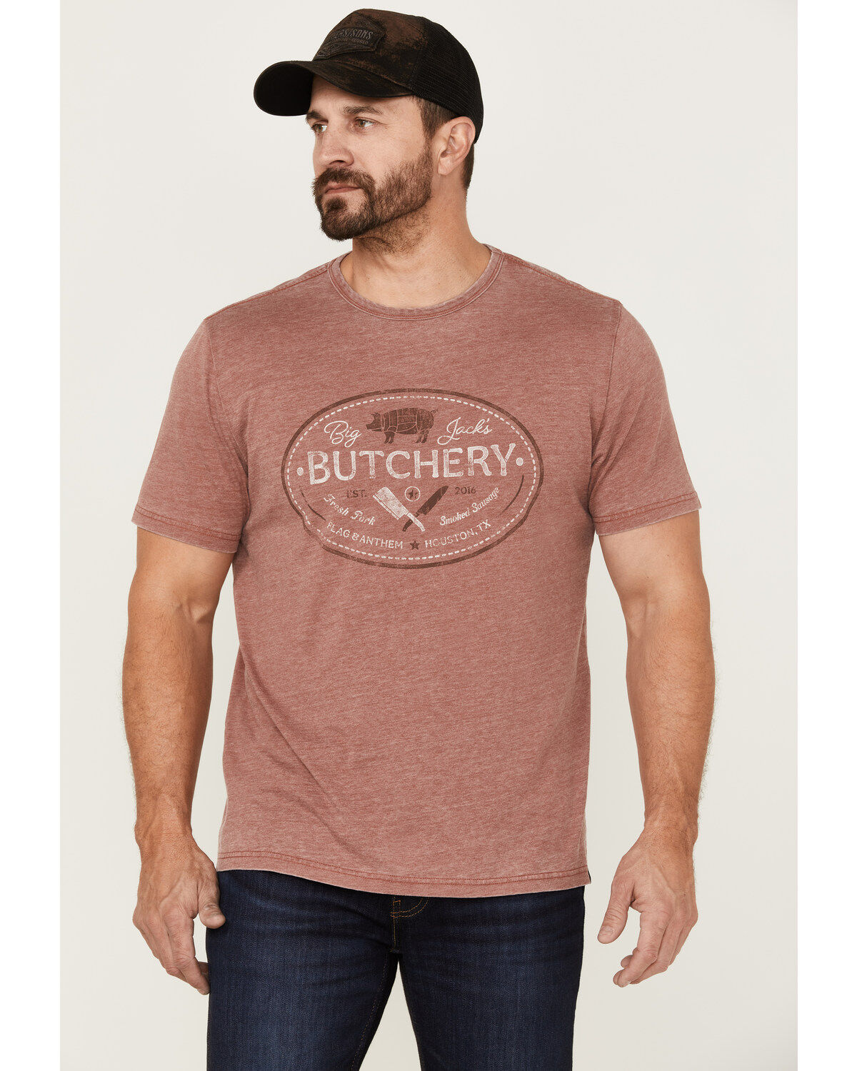 Men's Flag & Anthem Big Jacks Butchery Graphic T-Shirt