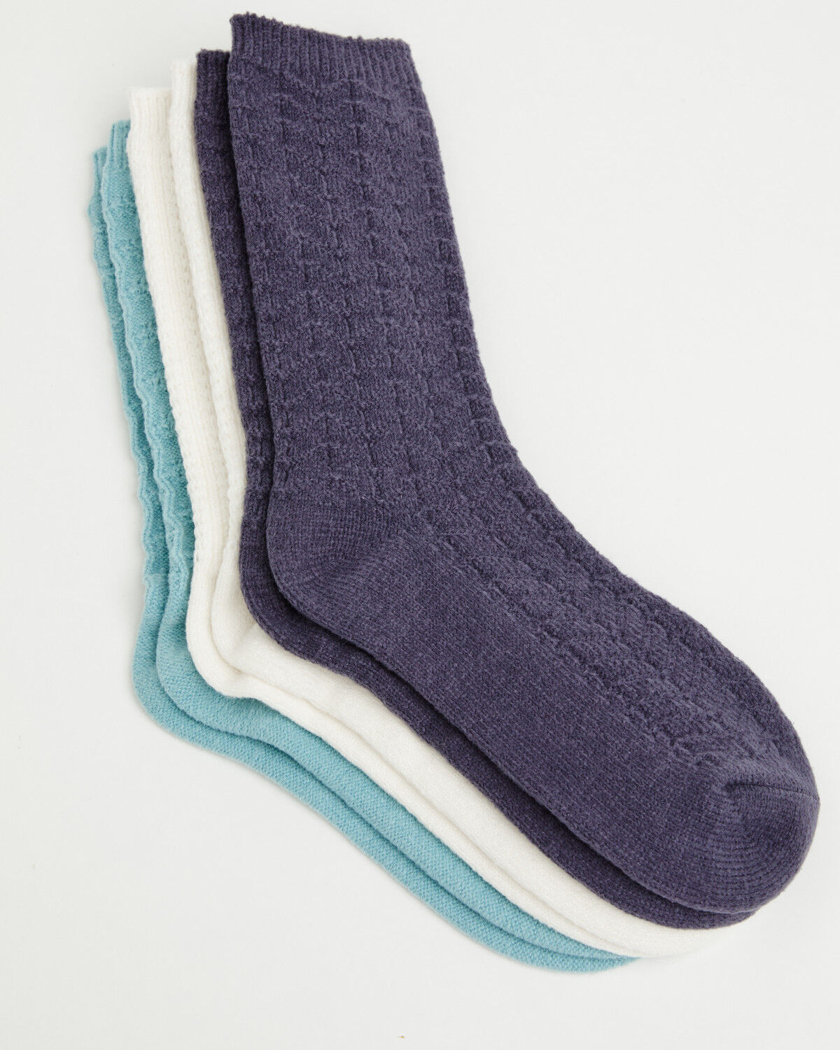 Women's Boot Barn Cozy Luxe Textured Socks - 3 Pack