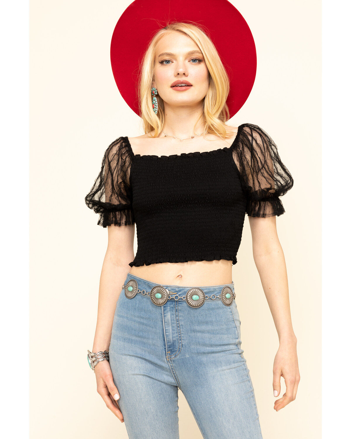 Women's Jealous Tomato Smocked Top