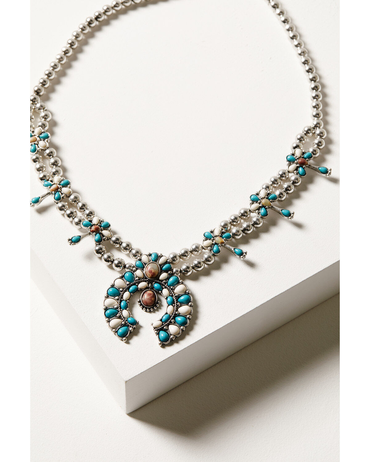 Women's Shyanne Wildflower Bloom Squash Blossom Necklace