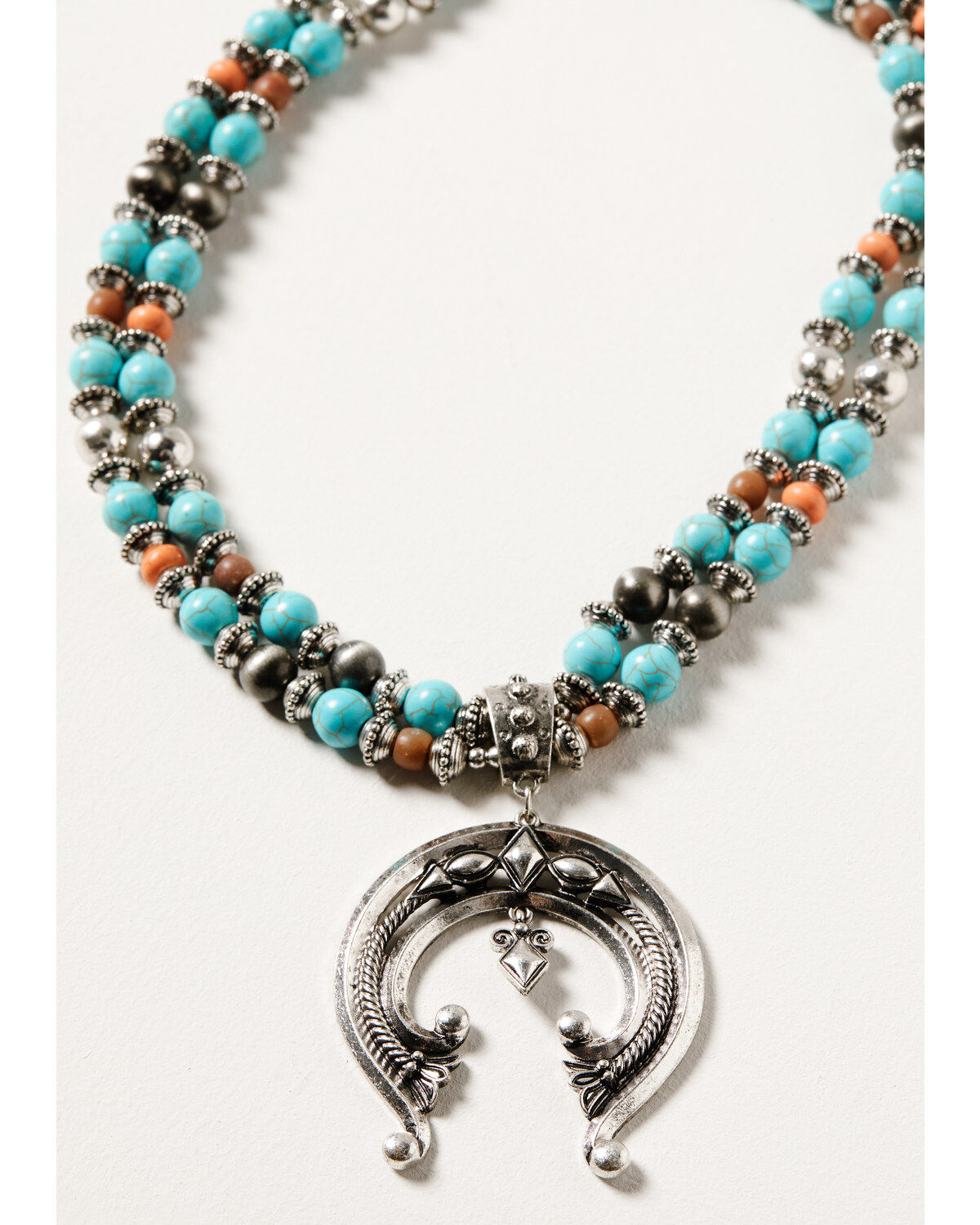 Women's Shyanne Wildflower Bloom Squash Blossom Beaded Necklace
