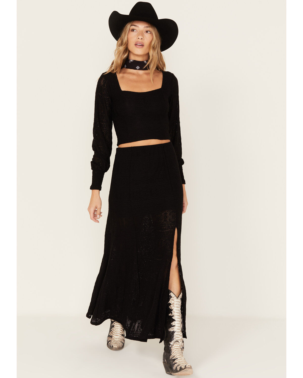 Women's Idyllwind Erin Lace Maxi Skirt