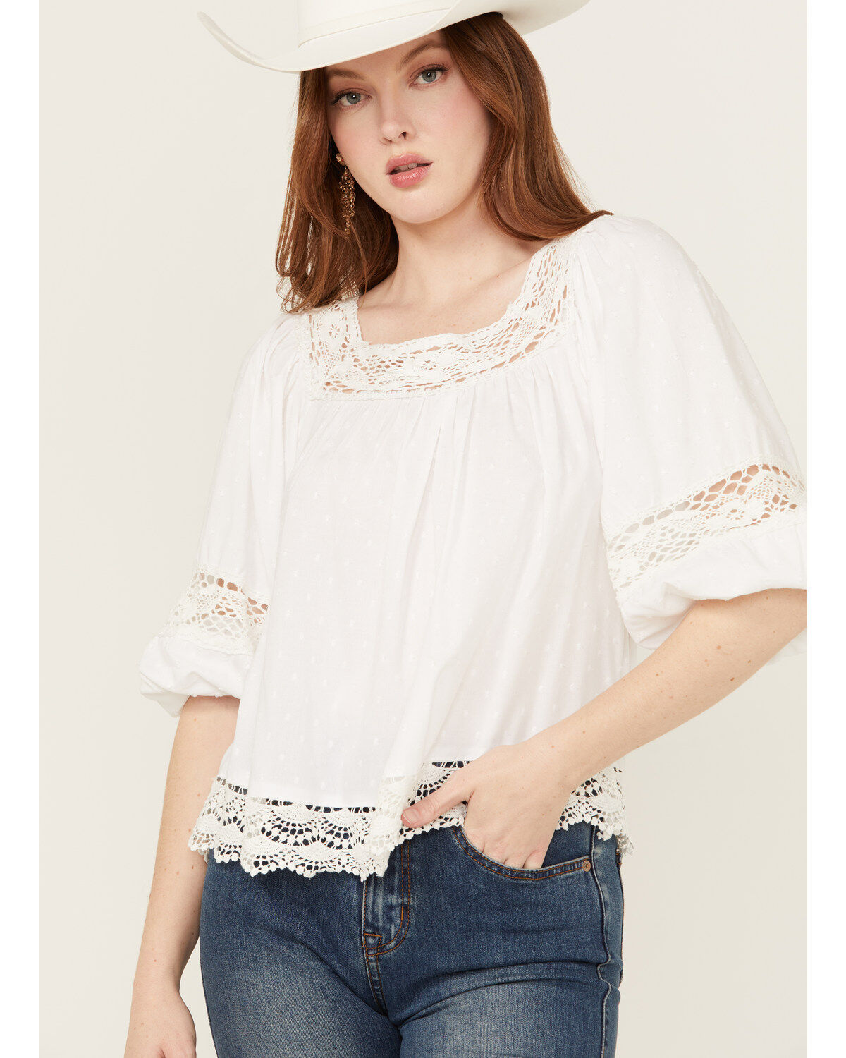 Women s White Tops Boot Barn