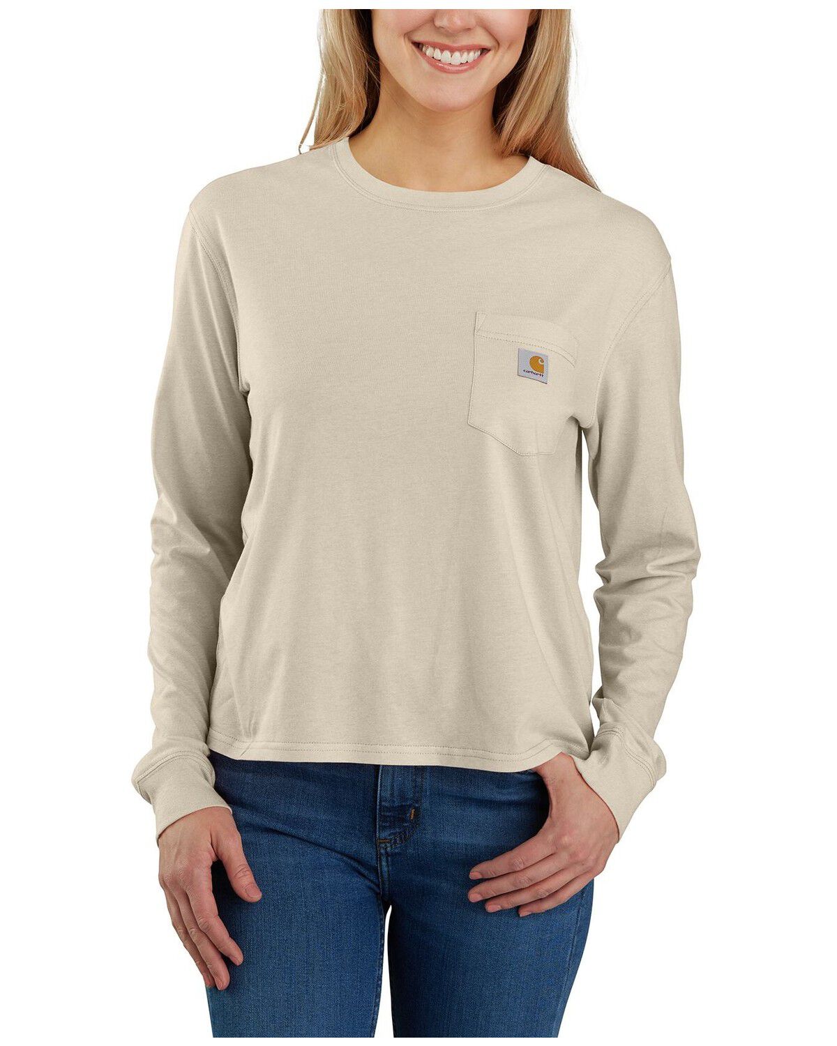 Women's Carhartt TENCEL Loose Fit Long Sleeve Pocket Shirt