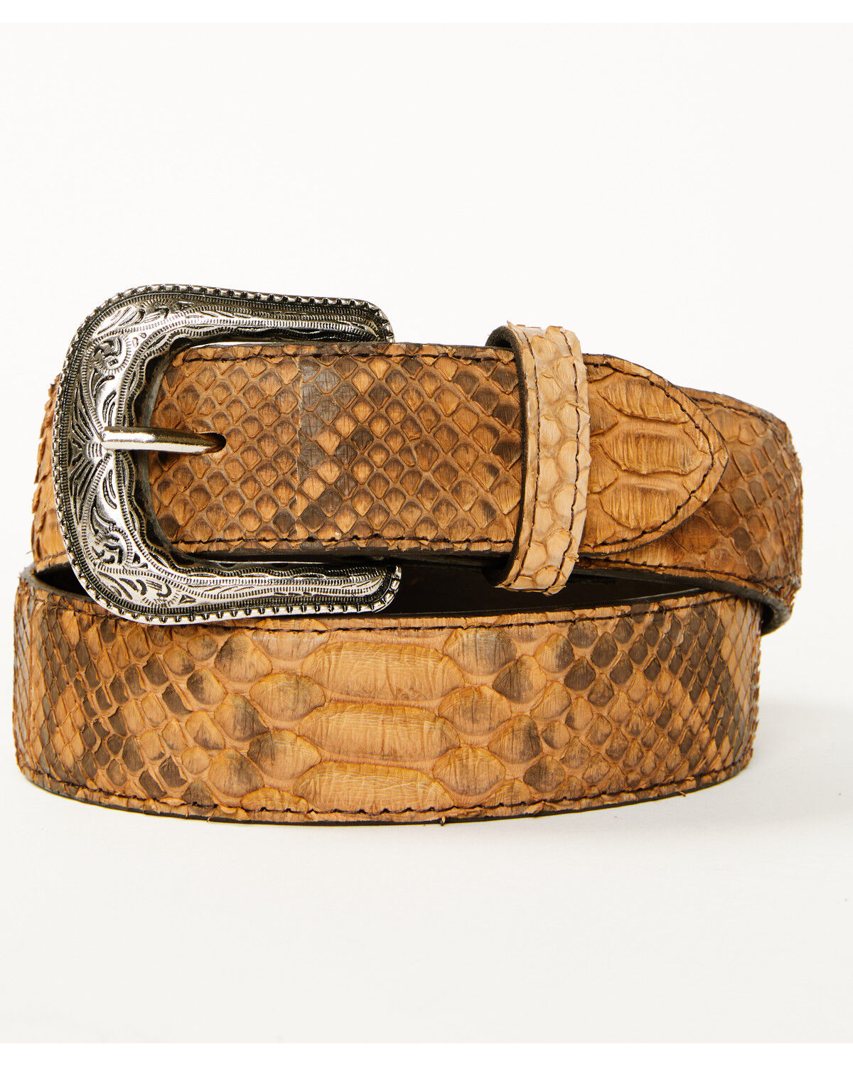 Men's Cody James Exotic Python Belly Belt