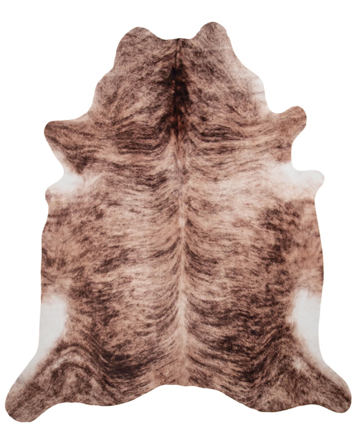Carstens Home Faux Cowhide Medium Brindle Rug