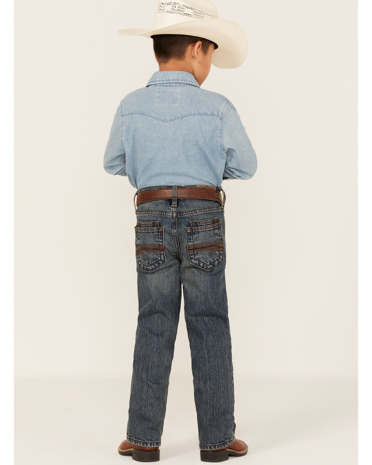 Boys' Cody James Steel Dust Medium Wash Mid Rise Stretch Slim Straight